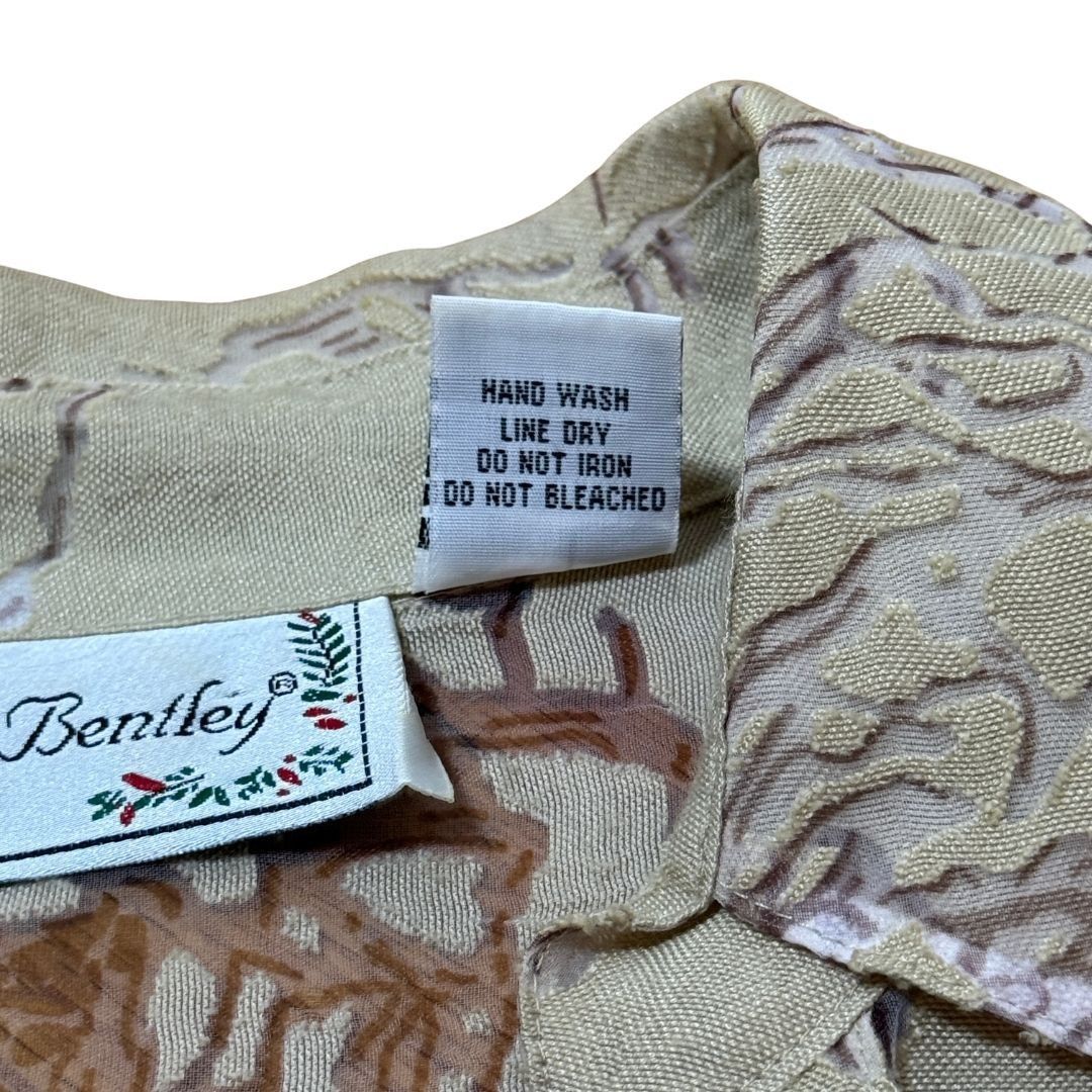 Vintage Vintage Sarah Bentley Floral Cream Button Down Shirt XL Size XL / US 12-14 / IT 48-50 - 7 Thumbnail
