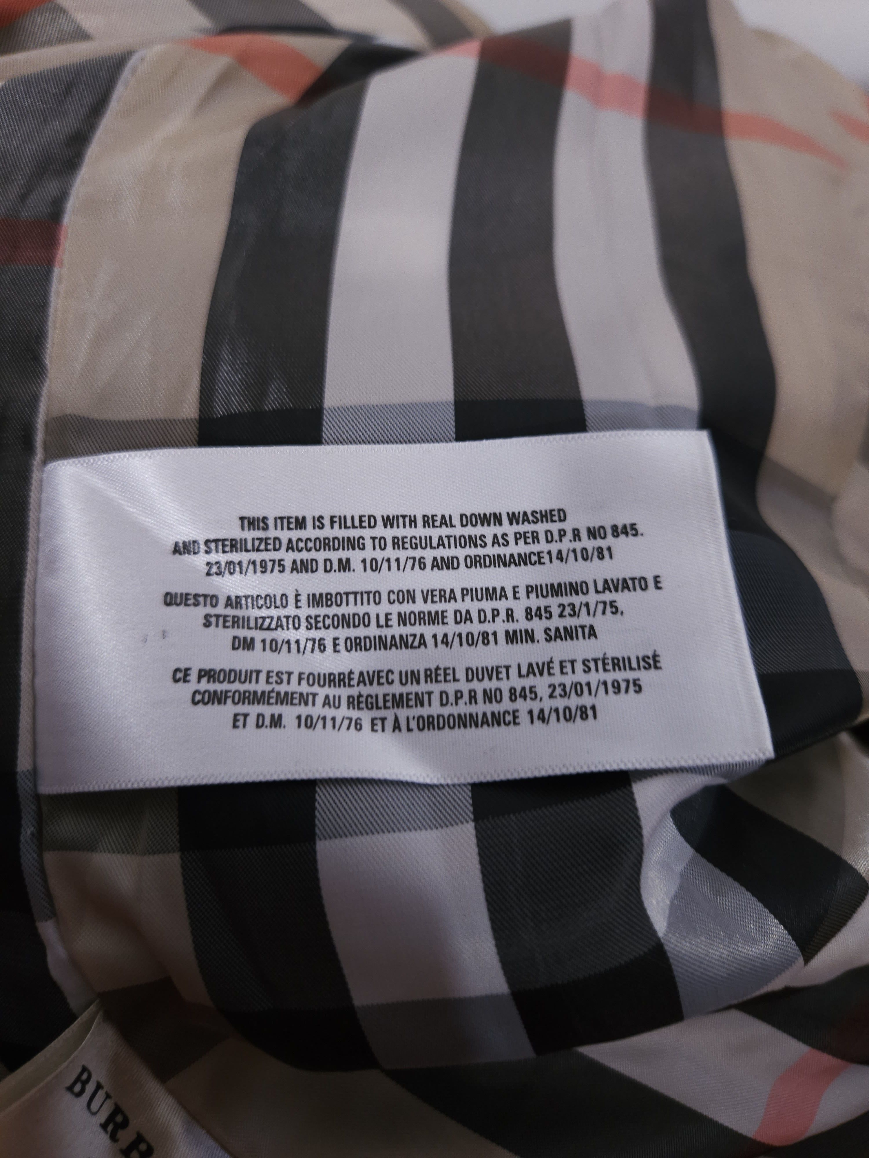 Burberry NWOT Burberry Brit Down Coat Jacket Puffer Nova Check size S Size S / US 4 / IT 40 - 9 Thumbnail