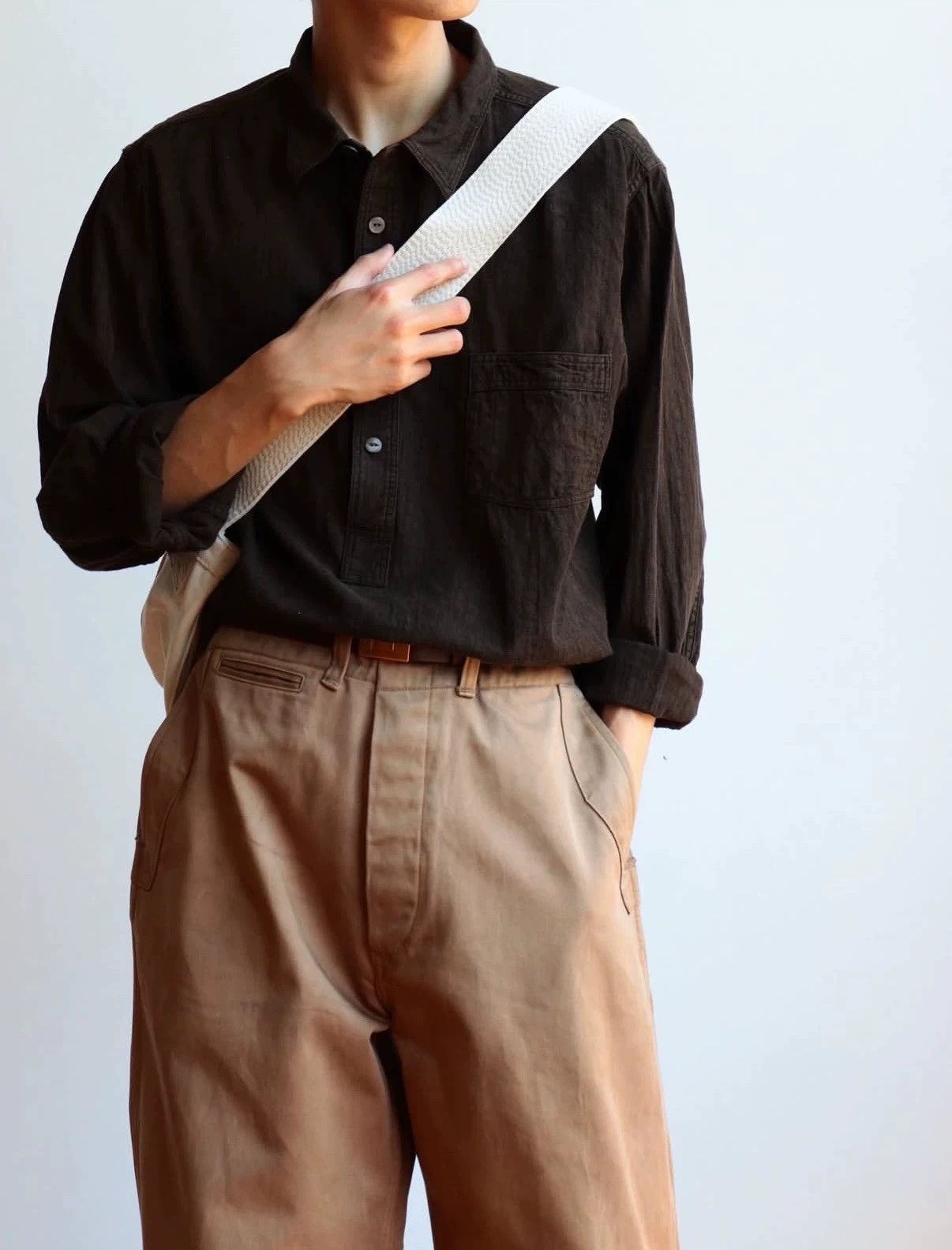 Other T.T LOT.103 Mud & Sulfur Dyed Long Sleeve Work Shirt 25AW Size US L / EU 52-54 / 3 - 7 Thumbnail