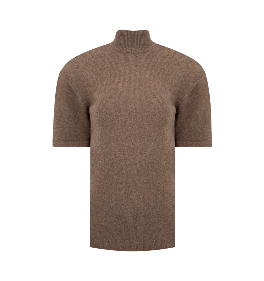 Jacquemus o1h1sh11225 Castagna Knit Top in Brown Size XS / US 0-2 / IT 36-38 - 1 Thumbnail