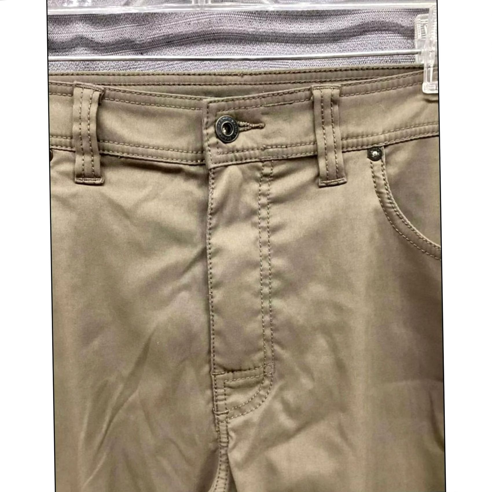 Prana PrAna Pants Men 36x32 Brown Slim Fit Ankle 32 Inseam Regular Size 36W 32L Mens Size US 36 / EU 52 - 3 Thumbnail
