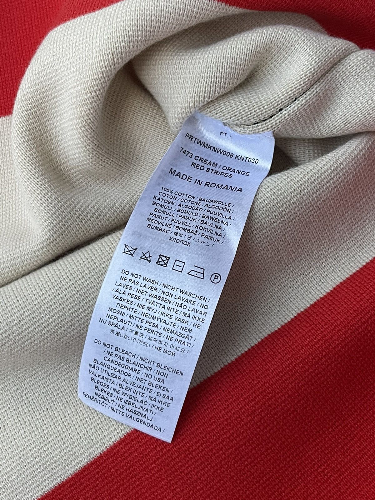 Sunnei !DS! SS23 Sunnei Maglia Unita S/S Stripped Polo Tee Size US M / EU 48-50 / 2 - 20 Thumbnail