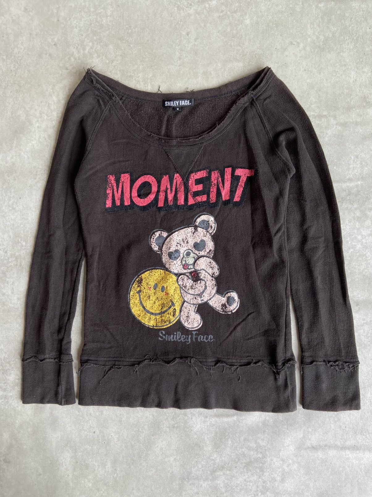 If Six Was Nine × Japanese Brand × Kapital Smiley Face "MOMENT" Sweatshirt Size US M / EU 48-50 / 2 - 1 Thumbnail