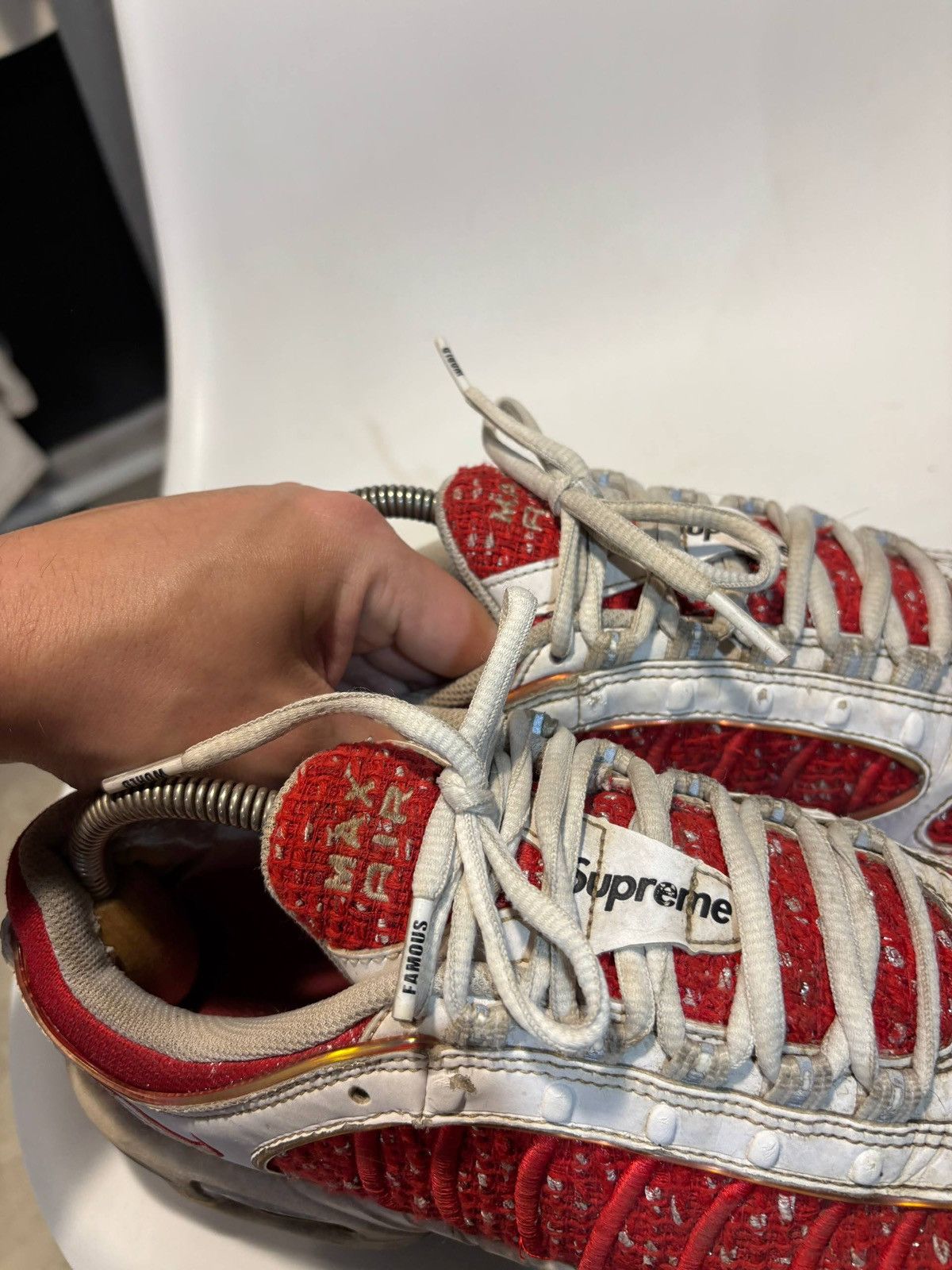Nike × Supreme Nike Air Max Tailwind Supreme Size:42 (Poor condition) Size US 8.5 / EU 41-42 - 12 Thumbnail