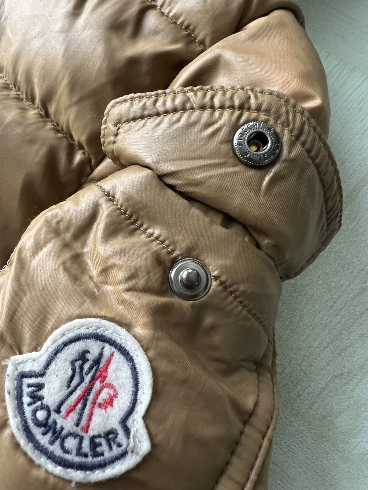 Moncler Moncler Moka Giubbotto Beige Long Down Jacket Hoodie Fur Size XS / US 0-2 / IT 36-38 - 6 Thumbnail