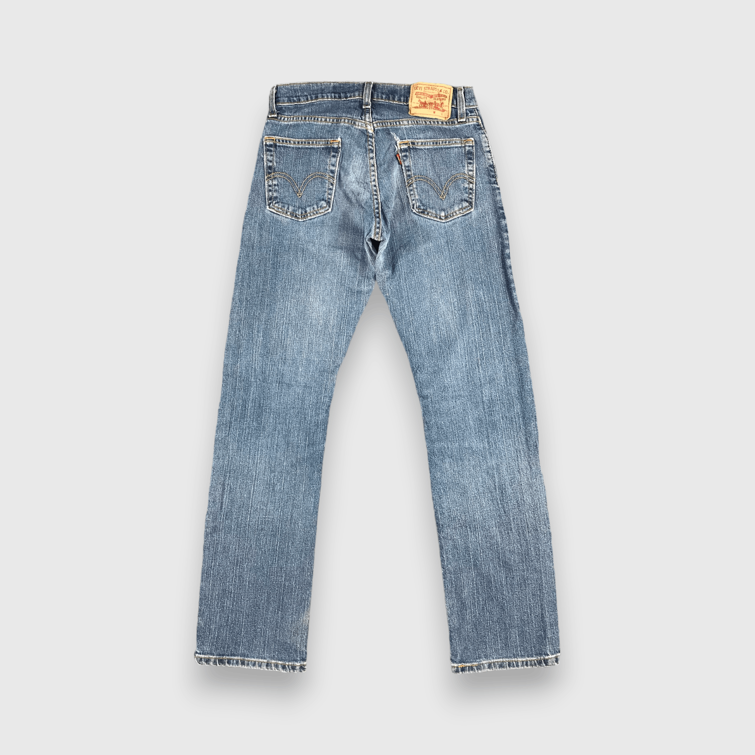 90s Vintage Blue Wash Levis 514 Jeans-J2159