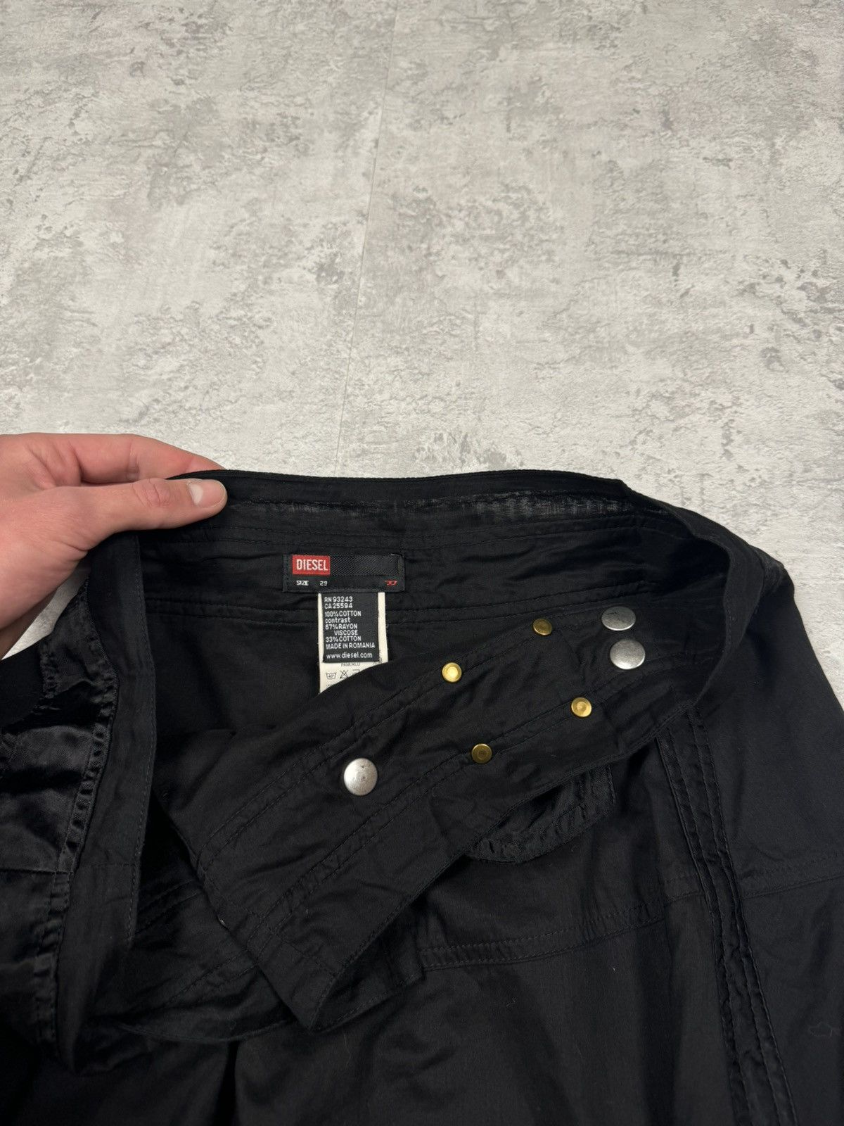 Diesel Diesel Utility Y2K Skirt Size 29 Size 29" - 10 Thumbnail