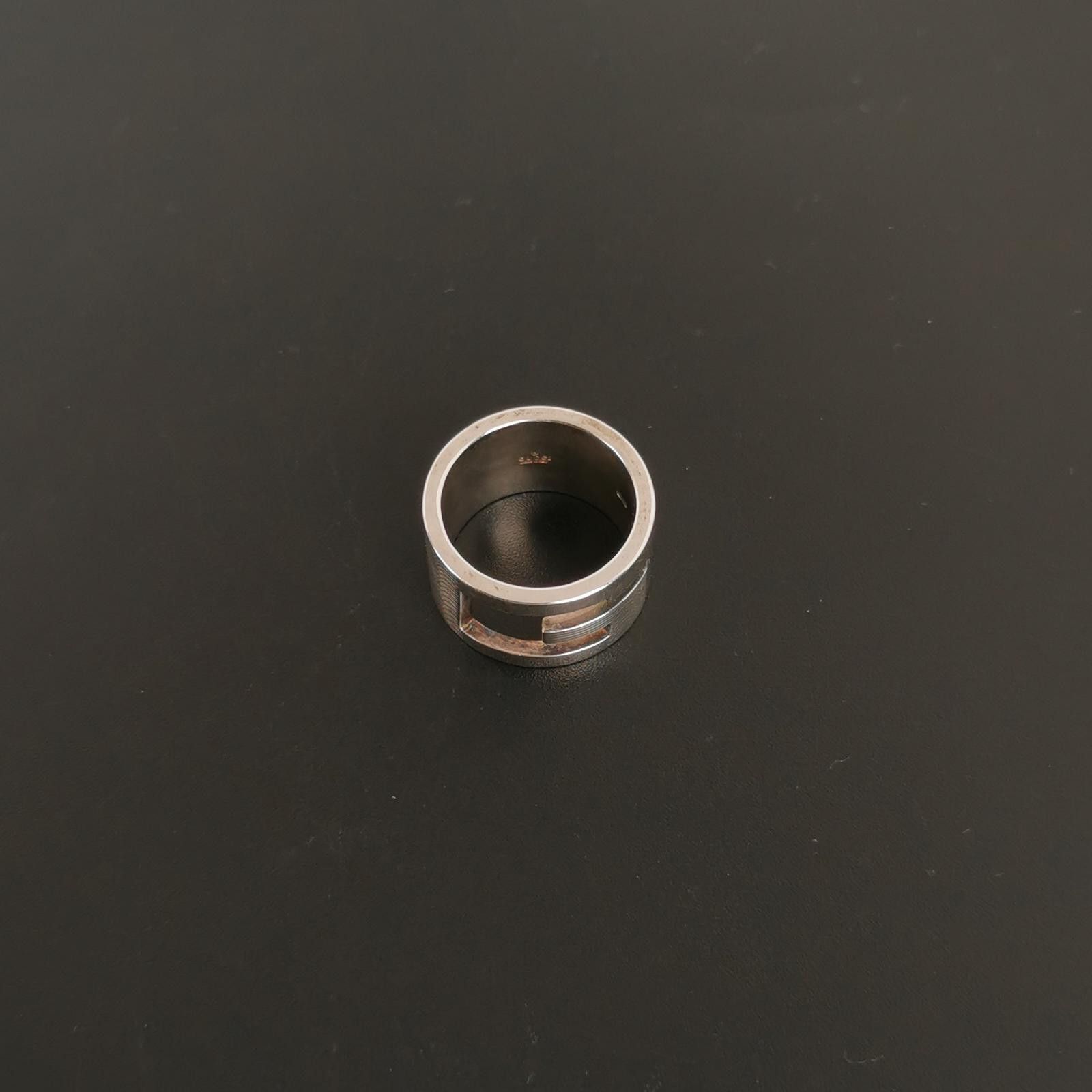Gucci Gucci S925 Hollow G Logo Ring Size 13 -z2505 Size ONE SIZE - 5 Thumbnail