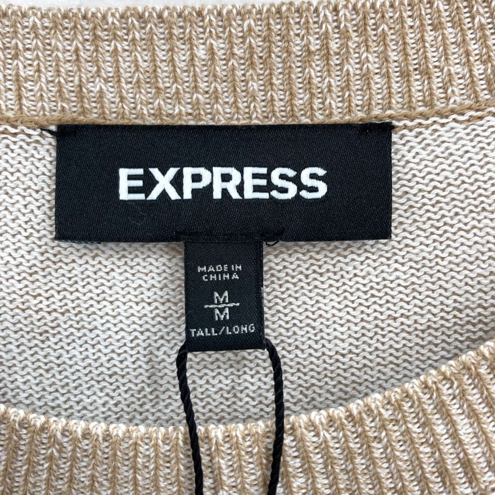 Express Express Sweater Mens M Brown Cotton Crew Neck Long Sleeve NWT Casual Pullover Size US M / EU 48-50 / 2 - 4 Thumbnail