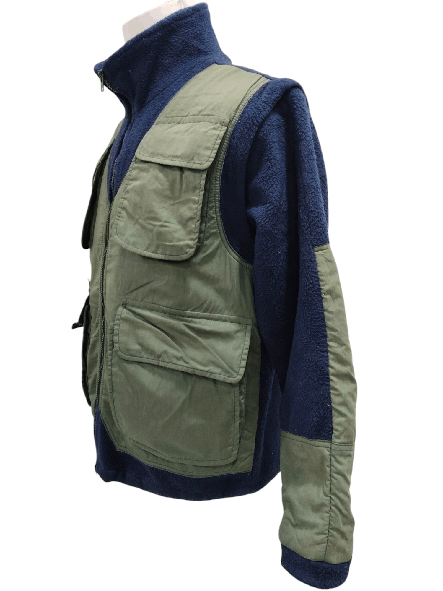 Huntington × Vintage × Voodoo Tactical Vtg Hunting World Tactical Fleece Multipurpose Sleeve Jacket Size US L / EU 52-54 / 3 - 2 Thumbnail