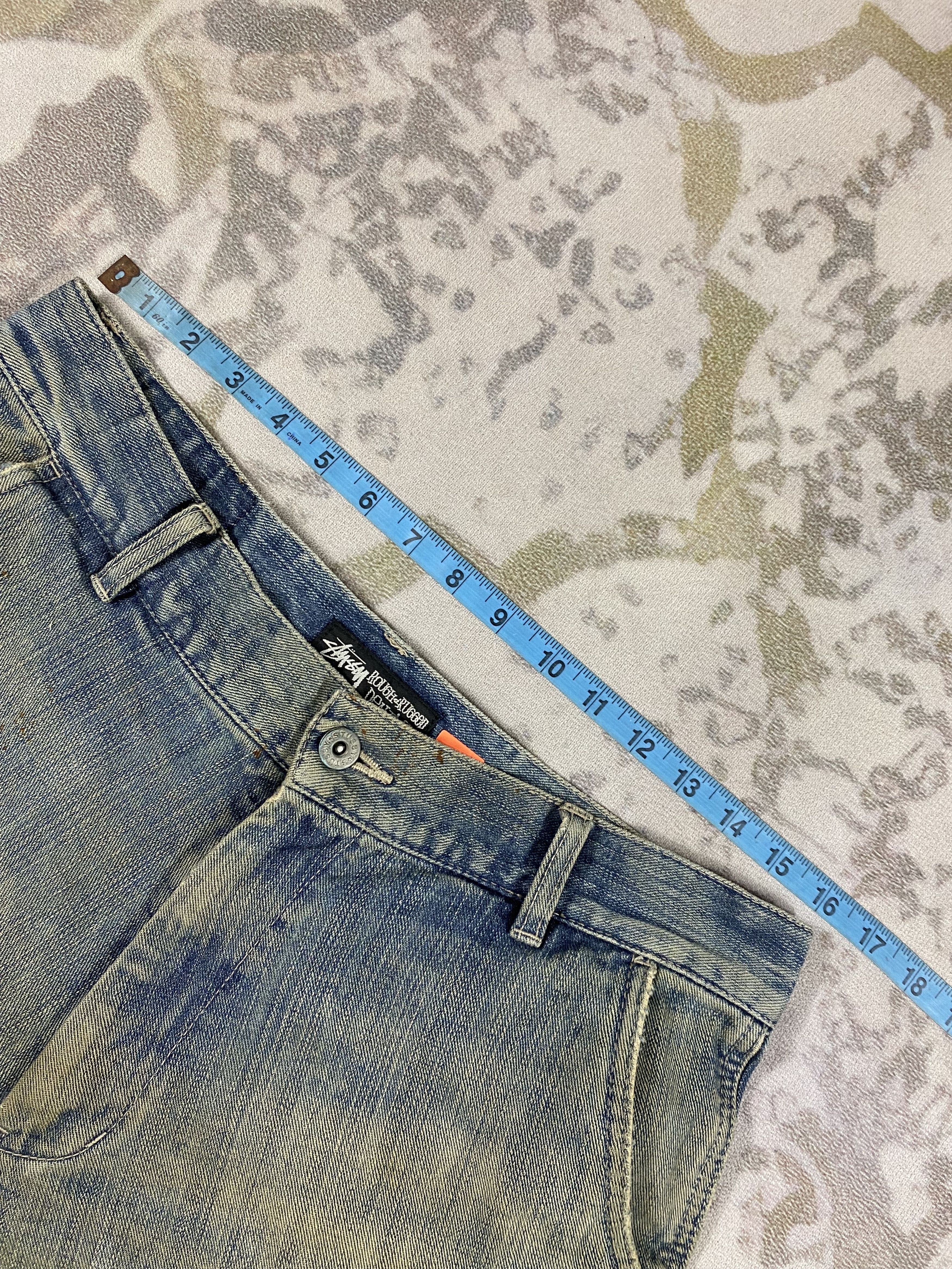 Japanese Brand Vintage Stussy Short Jeans 32x13.5 Denim-JN3958 Size US 32 / EU 48 - 5 Thumbnail