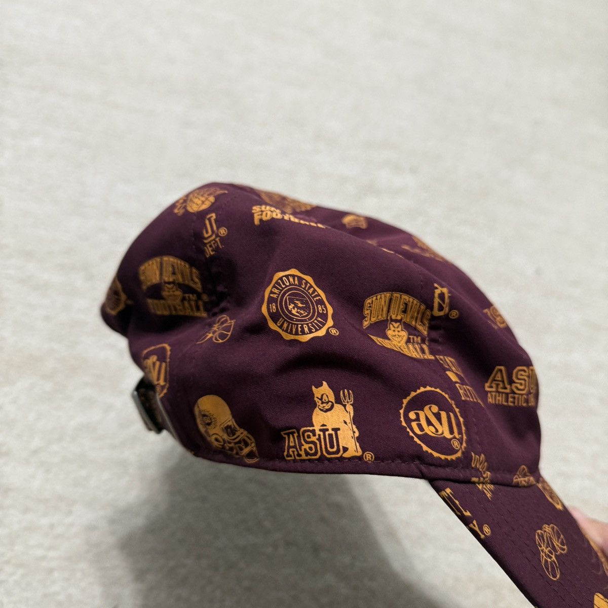 Adidas SAMPLE Adidas Arizona State Sun Devils ASU Hat Unreleased Size ONE SIZE - 3 Thumbnail
