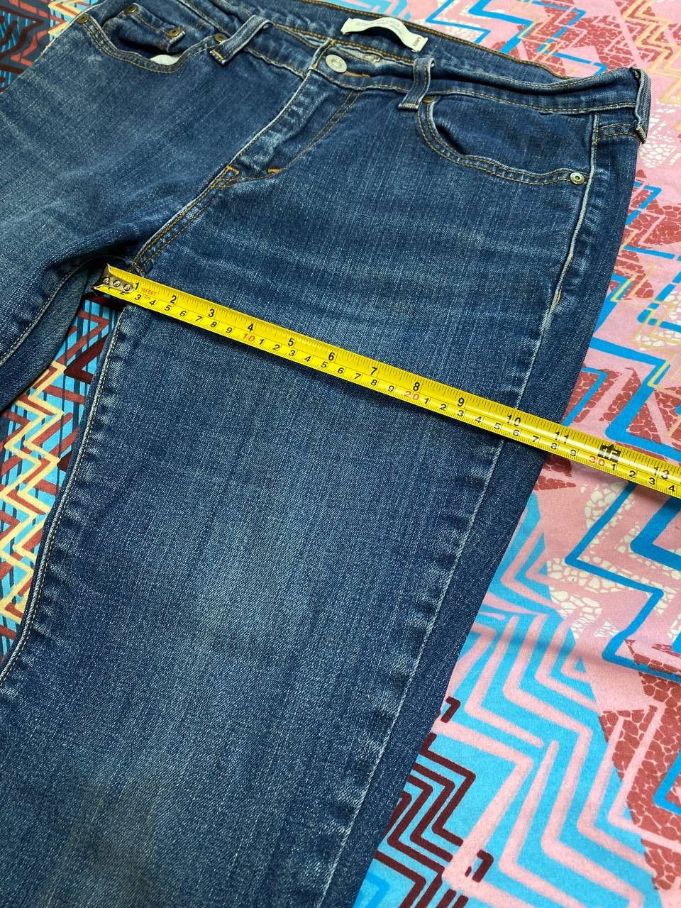 Levi's × Vintage Vintage Levis 505 Flare Dark Wash Denim Jeans Size 28" / US 6 / IT 42 - 13 Thumbnail