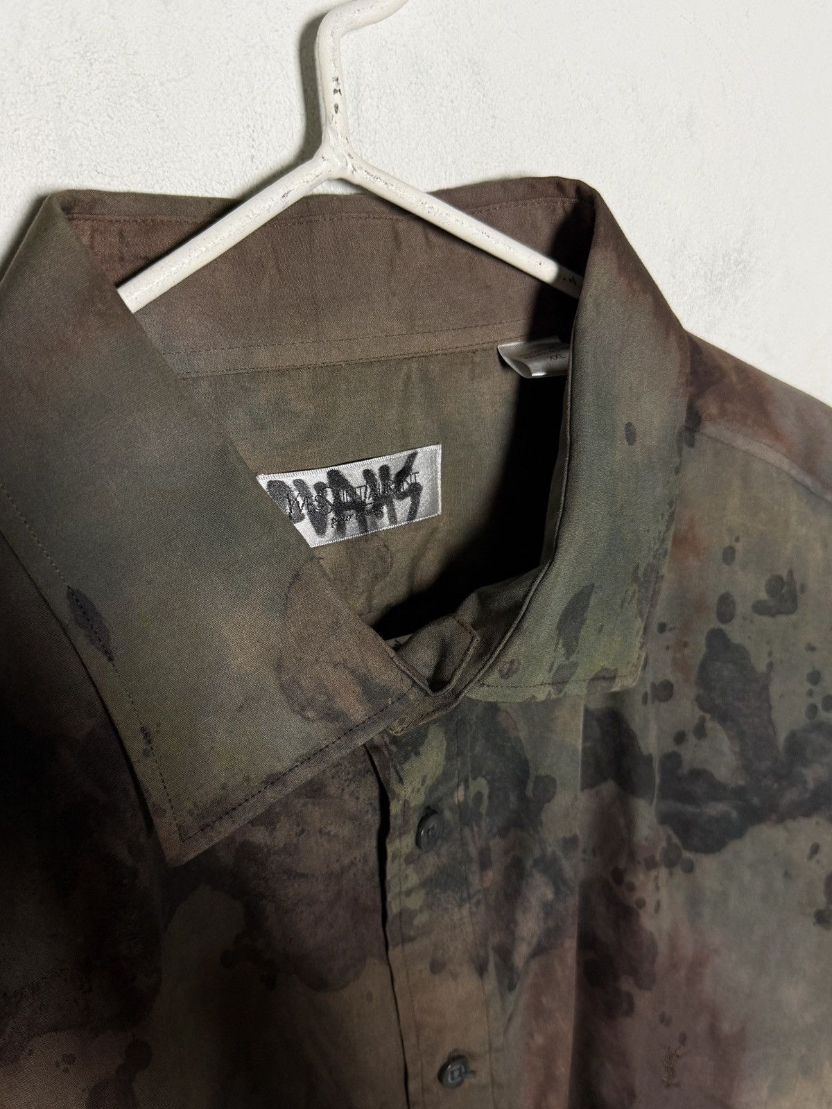Yves Saint Laurent Vintage Yves Saint Laurent punk grunge painters shirt Size US XXL / EU 58 / 5 - 4 Thumbnail