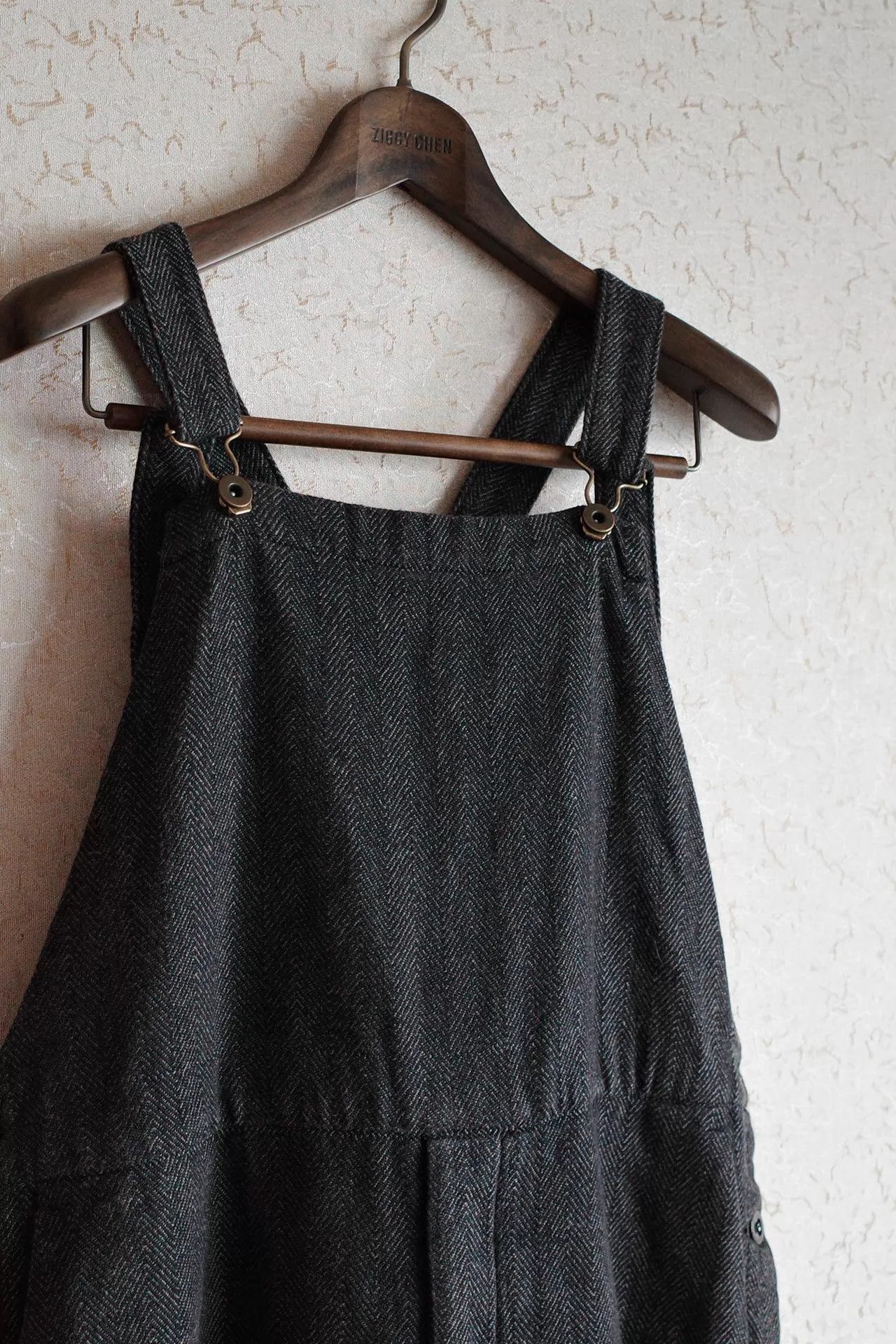 Garment Reproduction of Workers GRoW 00s Thick Cotton Herringbone Overalls Size US 32 / EU 48 - 4 Thumbnail