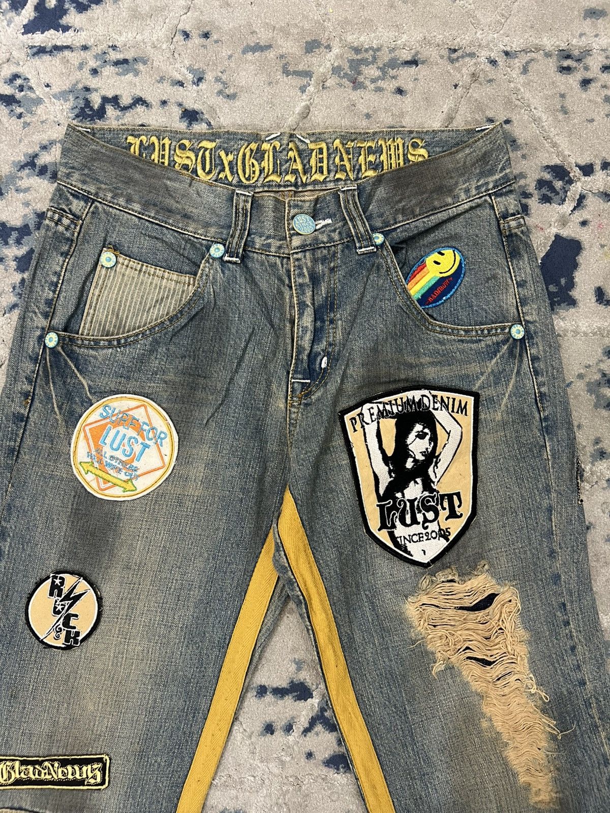 Japanese Brand Vintage Lust Inspired Hysteric Glamour denim flared jeans Size US 30 / EU 46 - 3 Thumbnail