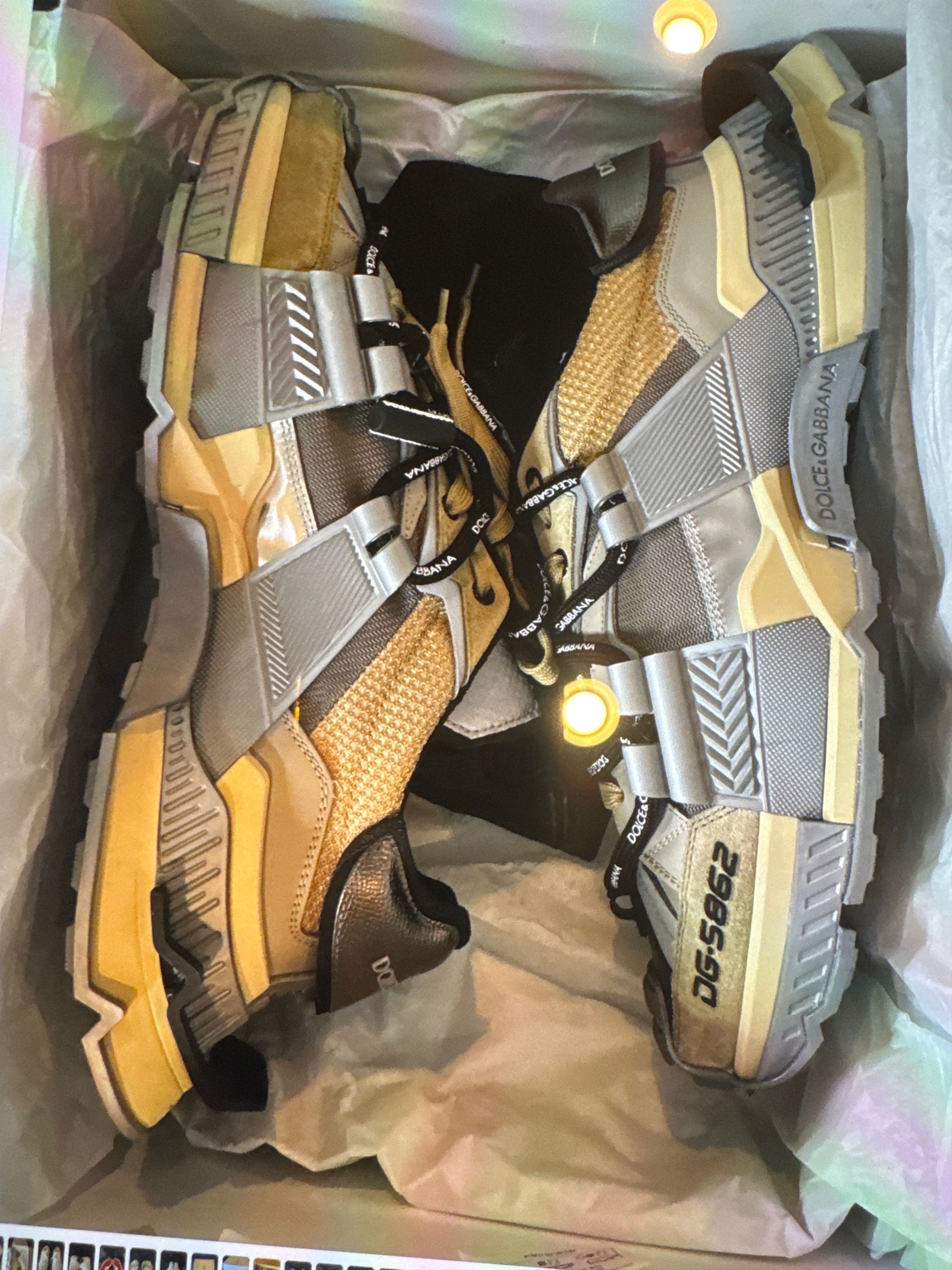 Dolce & Gabbana Dolce & Gabbana SNK ‘Dad Space’ Sneakers Size US 12 / EU 45 - 1 Thumbnail