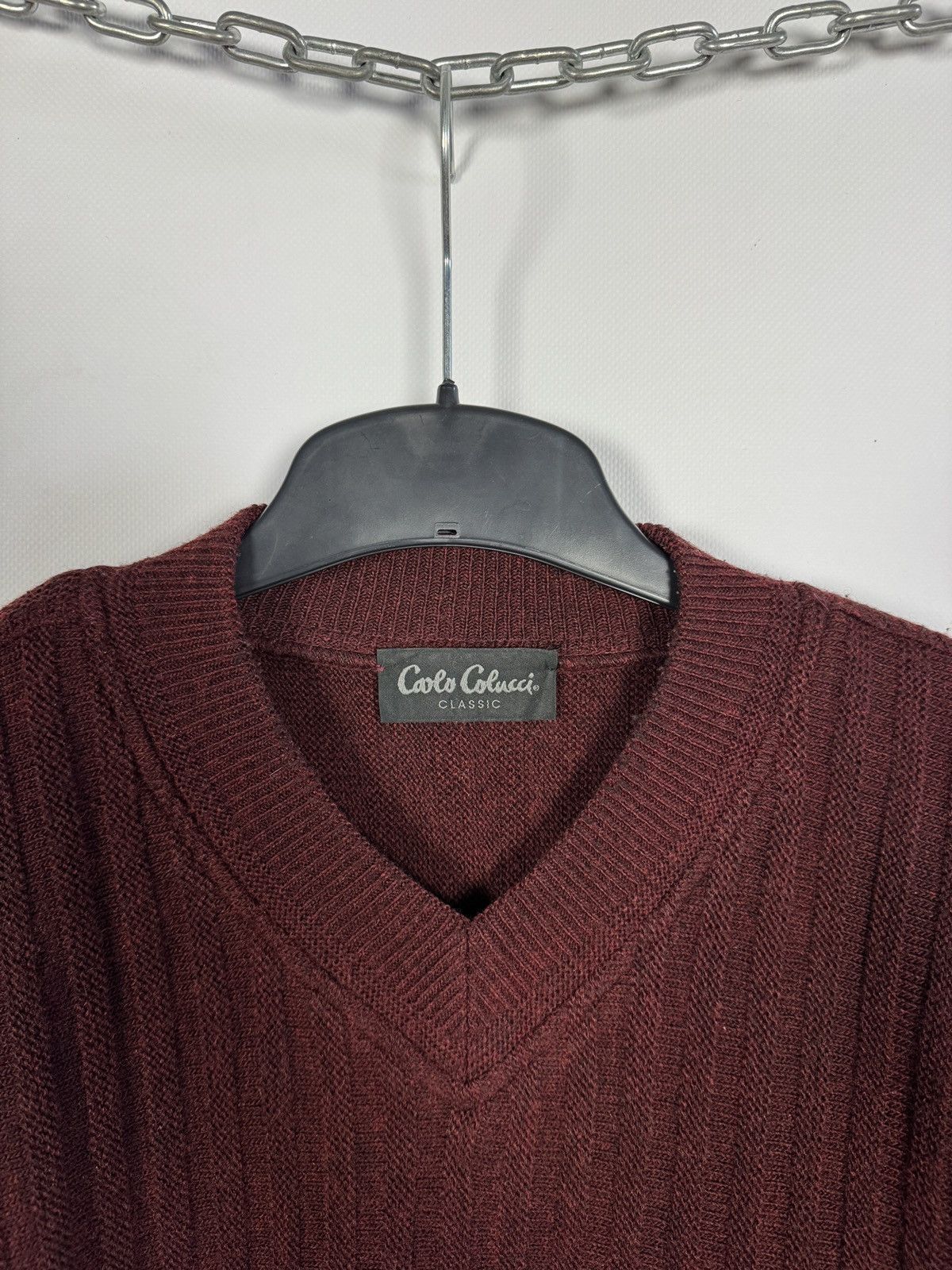Carlo Colucci Vintage Carlo Colucci Classic Wool Sweater Pullover Size 52 Size US XL / EU 56 / 4 - 7 Thumbnail