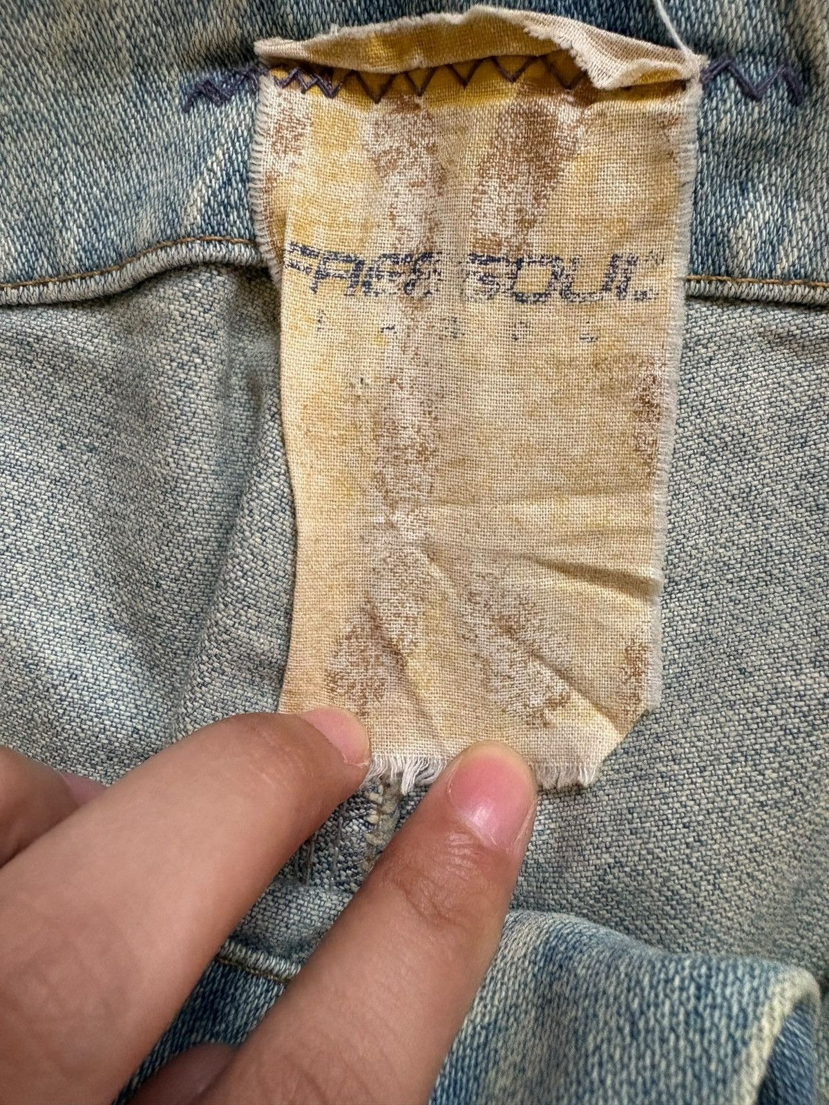 Japanese Brand Vintage Japanese Brand Rusty Mud Wash Bootcut Flare Jeans Size 28" / US 6 / IT 42 - 10 Thumbnail