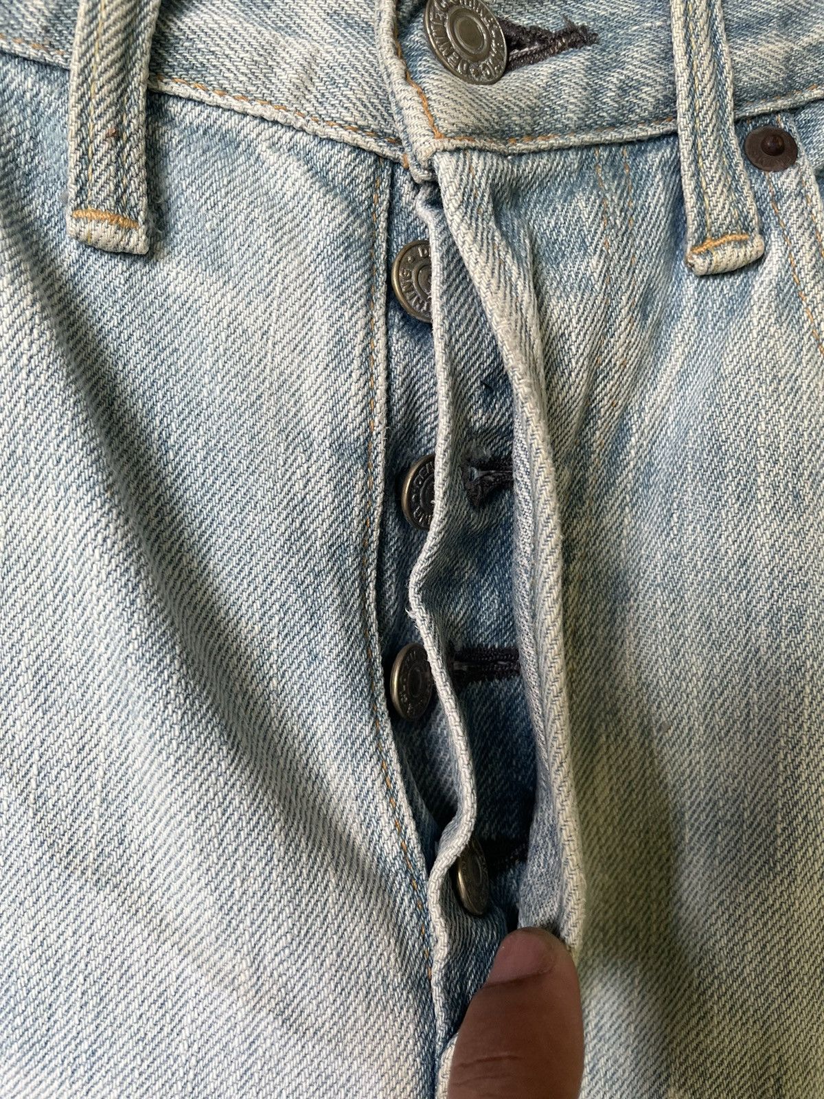 Denime × Japanese Brand × Vintage Vintage Denime Light Washed Style Jean Size US 30 / EU 46 - 6 Thumbnail