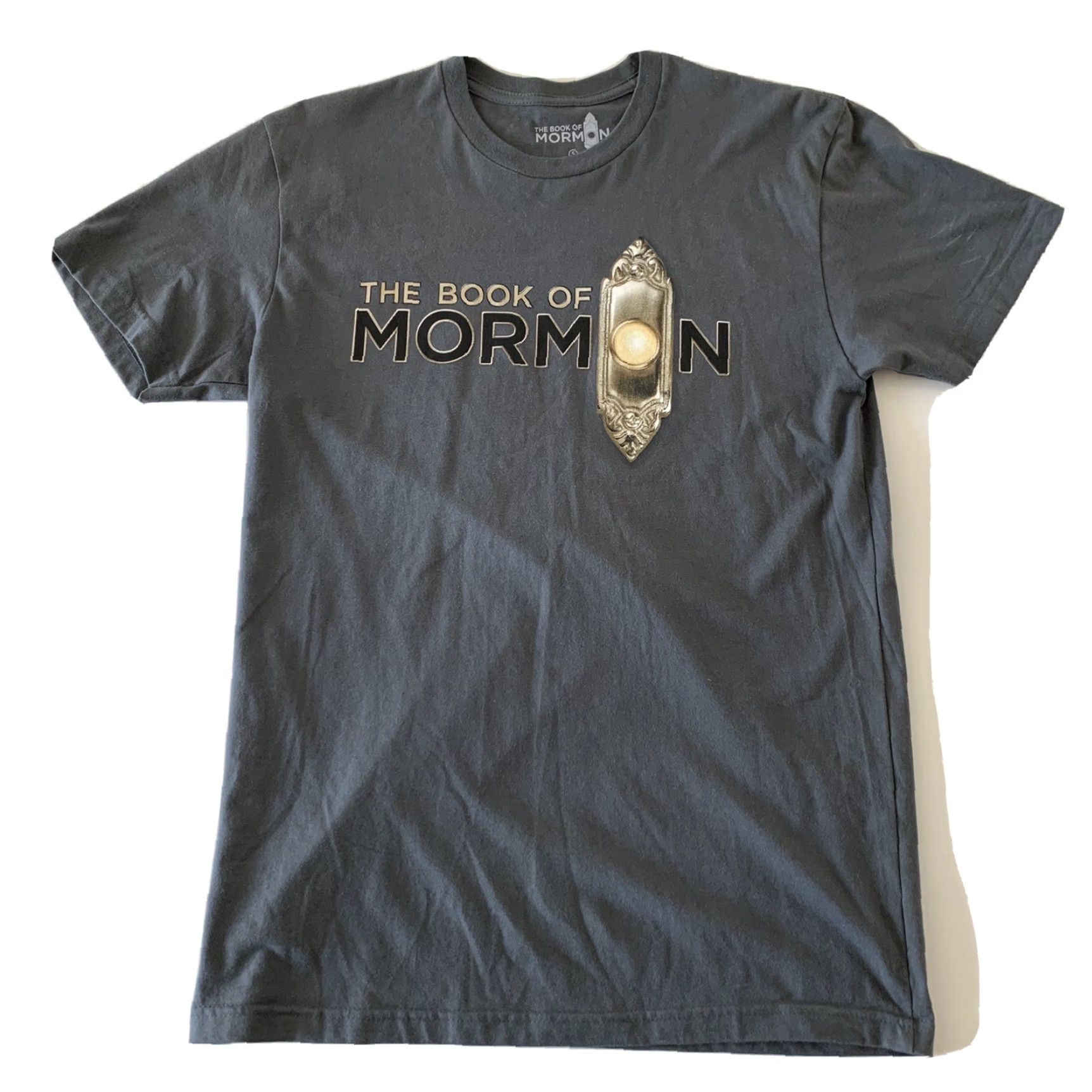 Vintage The Book of Mormon Hello! Musical Tour T-Shirt Mens S Gray Size US S / EU 44-46 / 1 - 2 Thumbnail