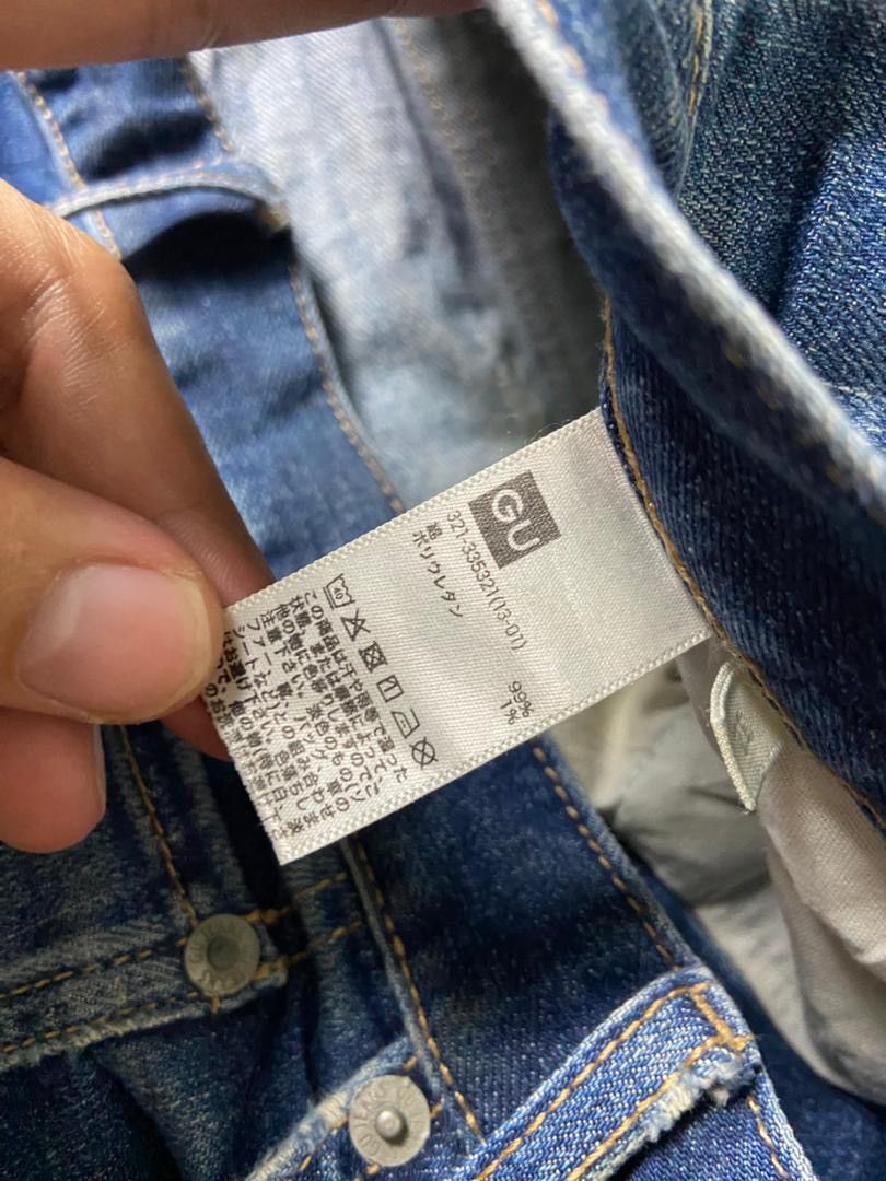 GU GU Brand Distressed Denim Jeans (186) Size US 32 / EU 48 - 3 Thumbnail