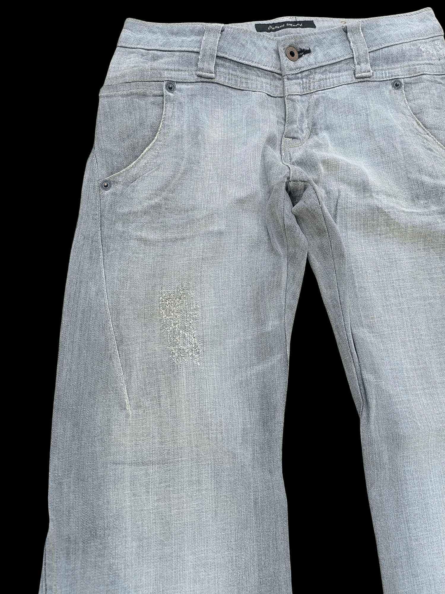 If Six Was Nine × Japanese Brand × Tornado Mart Vintage Camel Road Distressed Flare Jeans Size US 30 / EU 46 - 8 Thumbnail