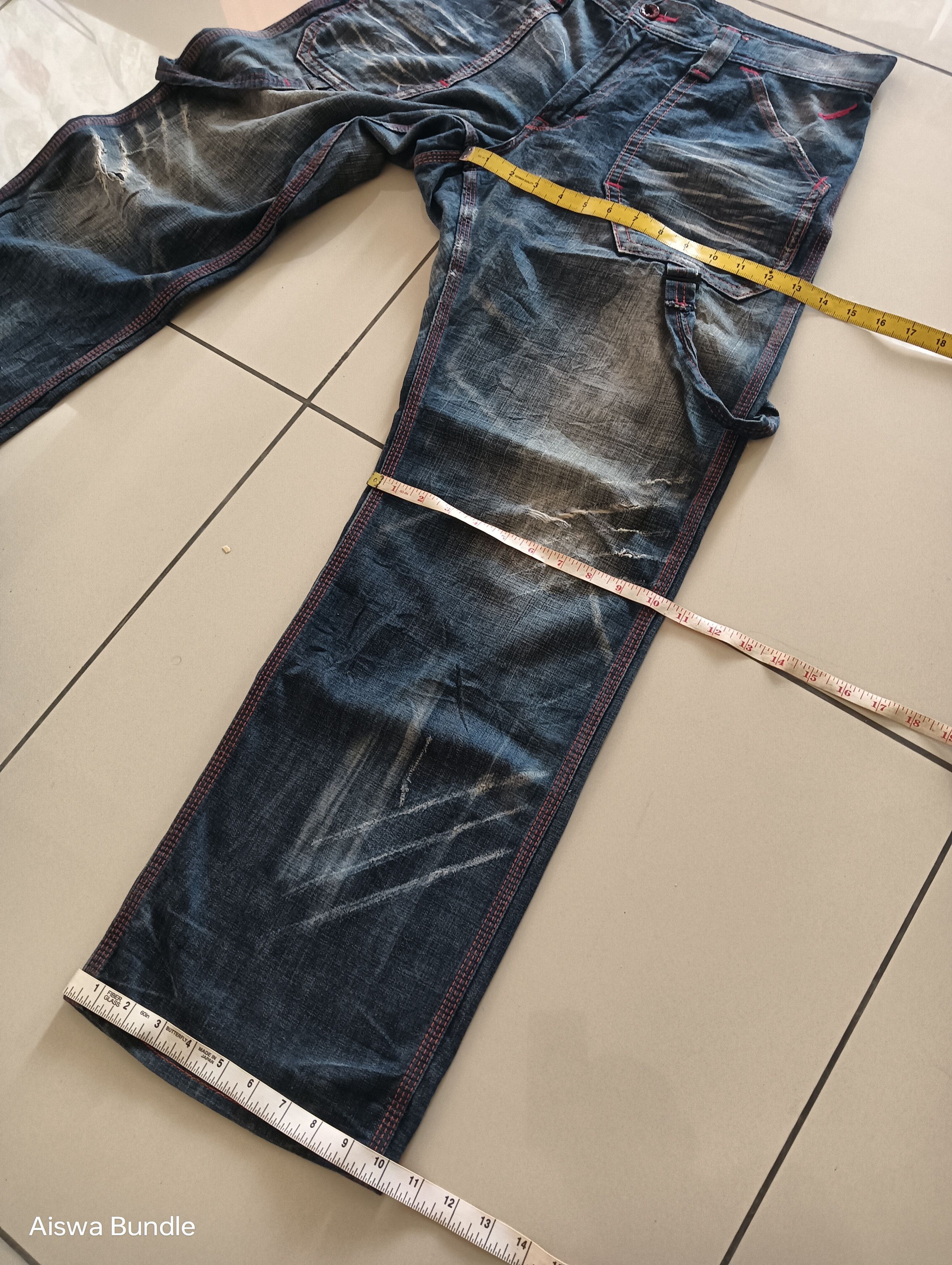 Edwin × Japanese Brand Edwin Blue Trip Distressed Denim Size US 38 / EU 54 - 20 Thumbnail