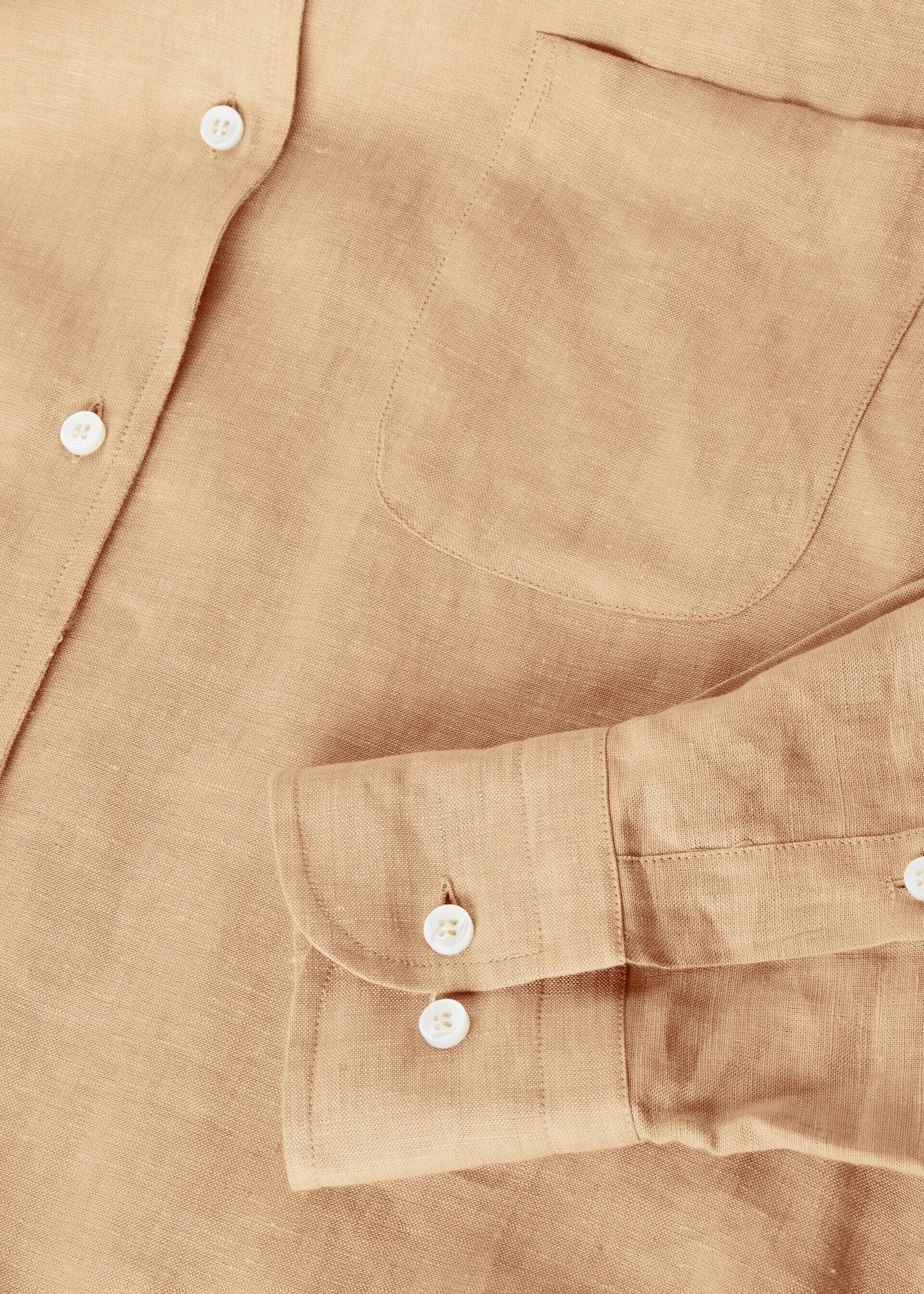 Loro Piana o1srvl11e0924 Andre Shirt in Peach Size US M / EU 48-50 / 2 - 3 Thumbnail