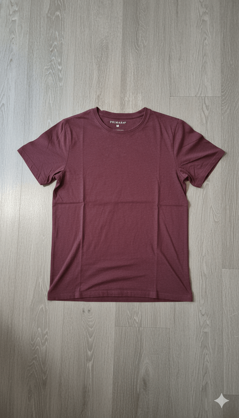 Primark Primark Bordeaux T-Shirt – Size M, Great Condition Size US M / EU 48-50 / 2 - 1 Thumbnail