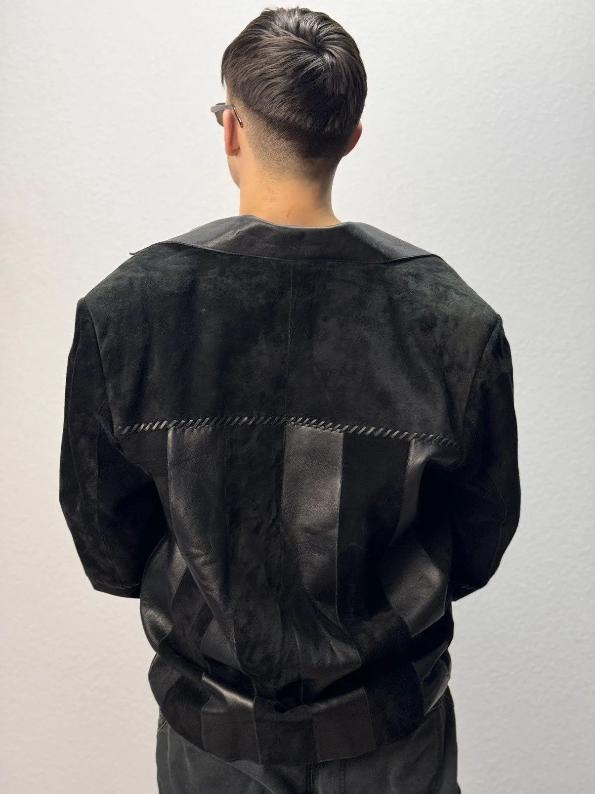 Hysteric Glamour × If Six Was Nine × Vintage VINTAGE CRAZY LEATHER JACKET IFSIXWASNINE STYLE Y2K Size US L / EU 52-54 / 3 - 14 Thumbnail