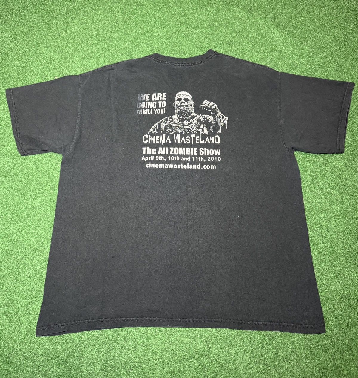 Vintage Cinema Wasteland Zombie Horror Movie L/XL 24x28 T Shirt Size US XL / EU 56 / 4 - 4 Thumbnail