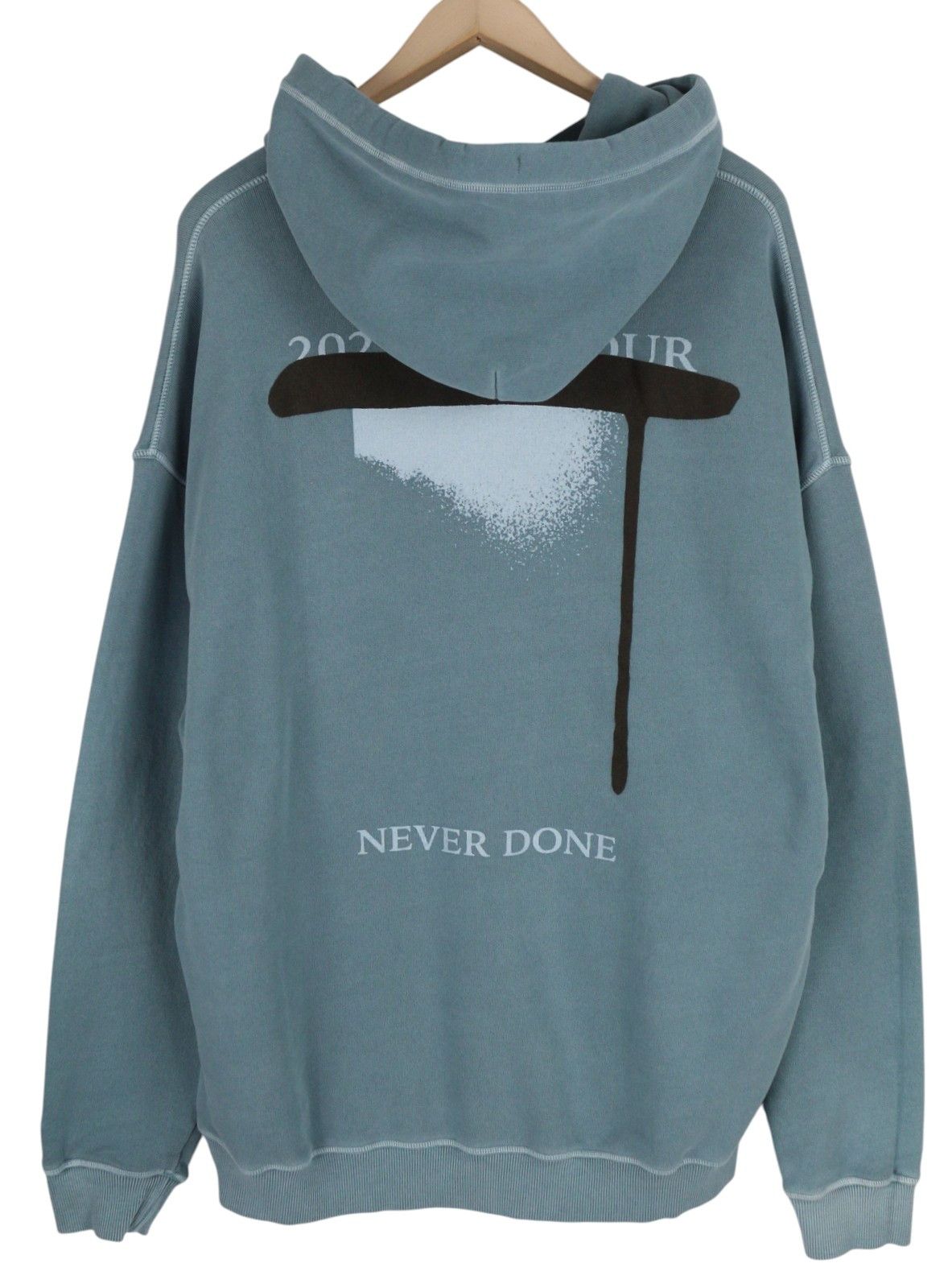 Diesel S-UMMER-C1 2XL Washed Blue Logo Hoodie 41040 Size US XXL / EU 58 / 5 - 2 Thumbnail