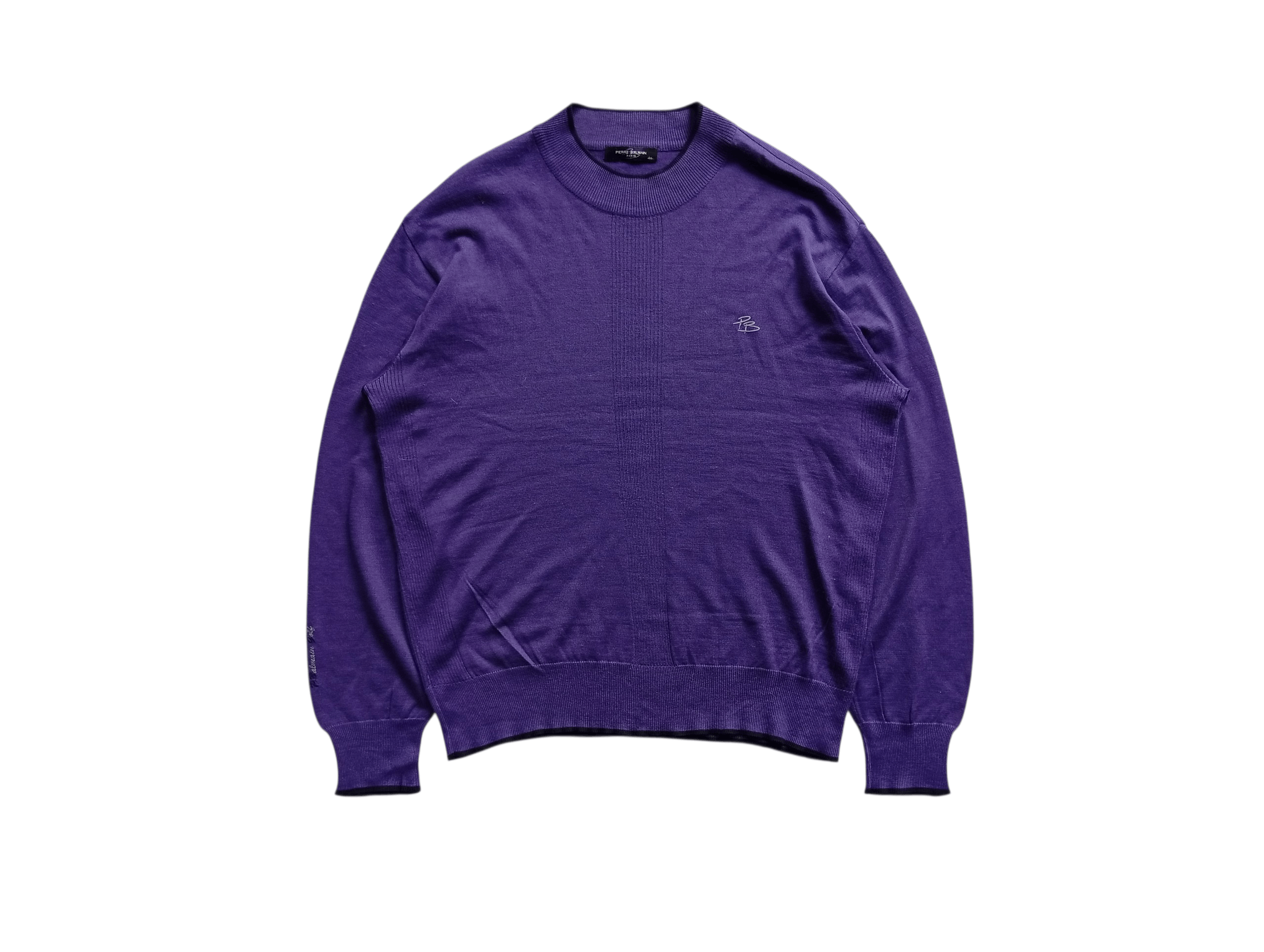 Pierre Balmain Vintage Pierre Balmain golf knit sweater Size US L / EU 52-54 / 3 - 1 Thumbnail