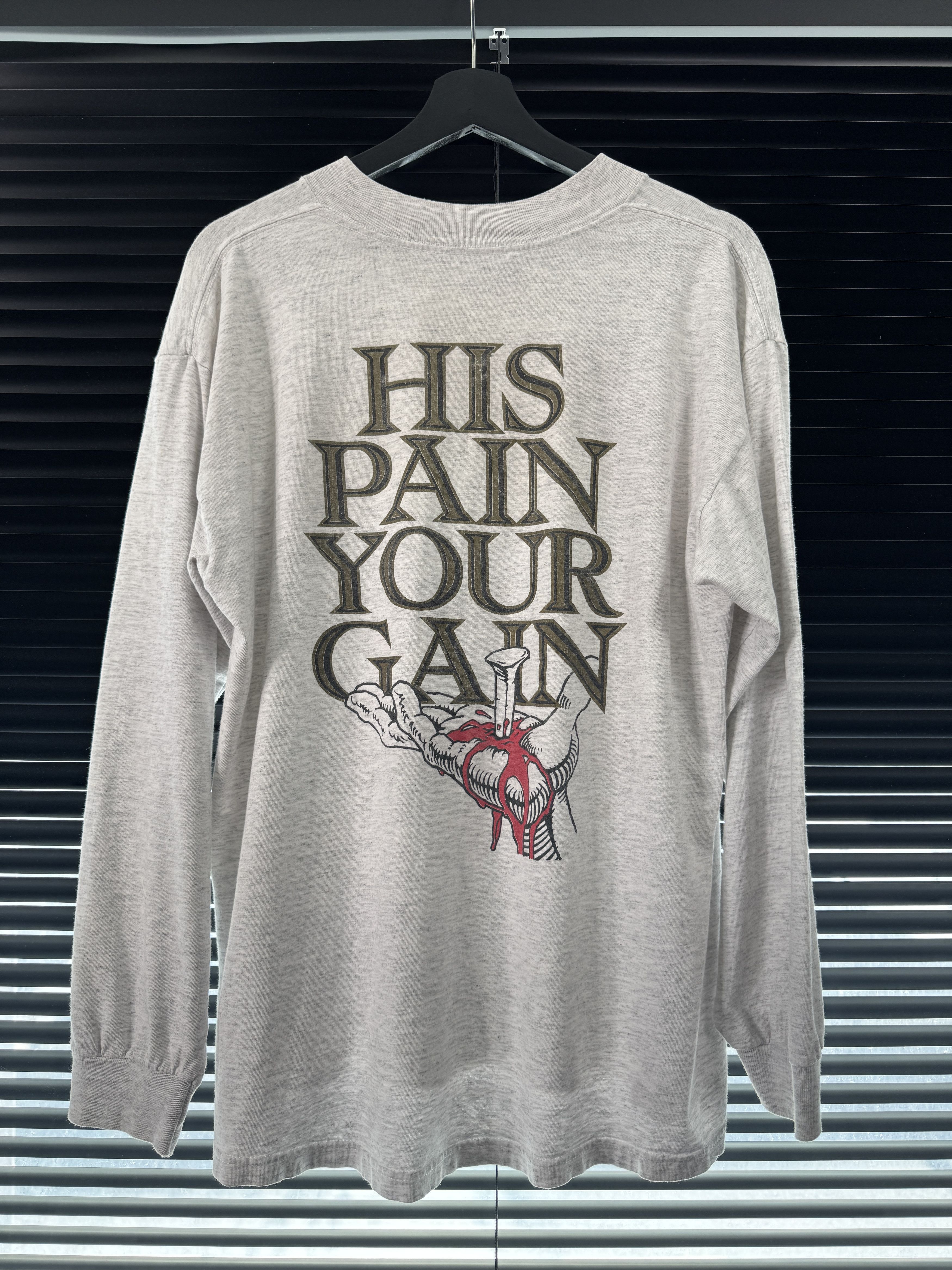 Vintage Vintage Jesus Lord's Gym Longsleeve Size US L / EU 52-54 / 3 - 2 Thumbnail