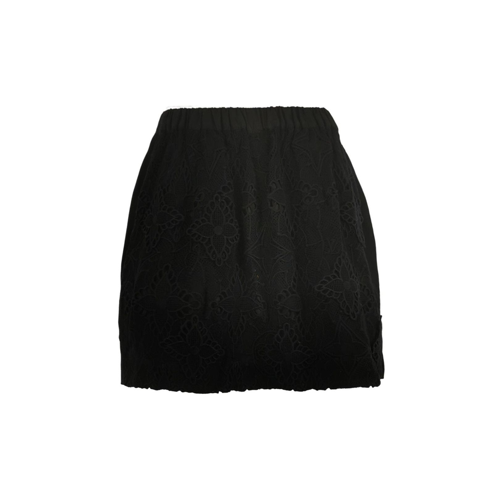 Louis Vuitton Louis Vuitton Lace Overlay Mini Skirt Size 34 Size 25" / US 0 / IT 36 - 1 Thumbnail