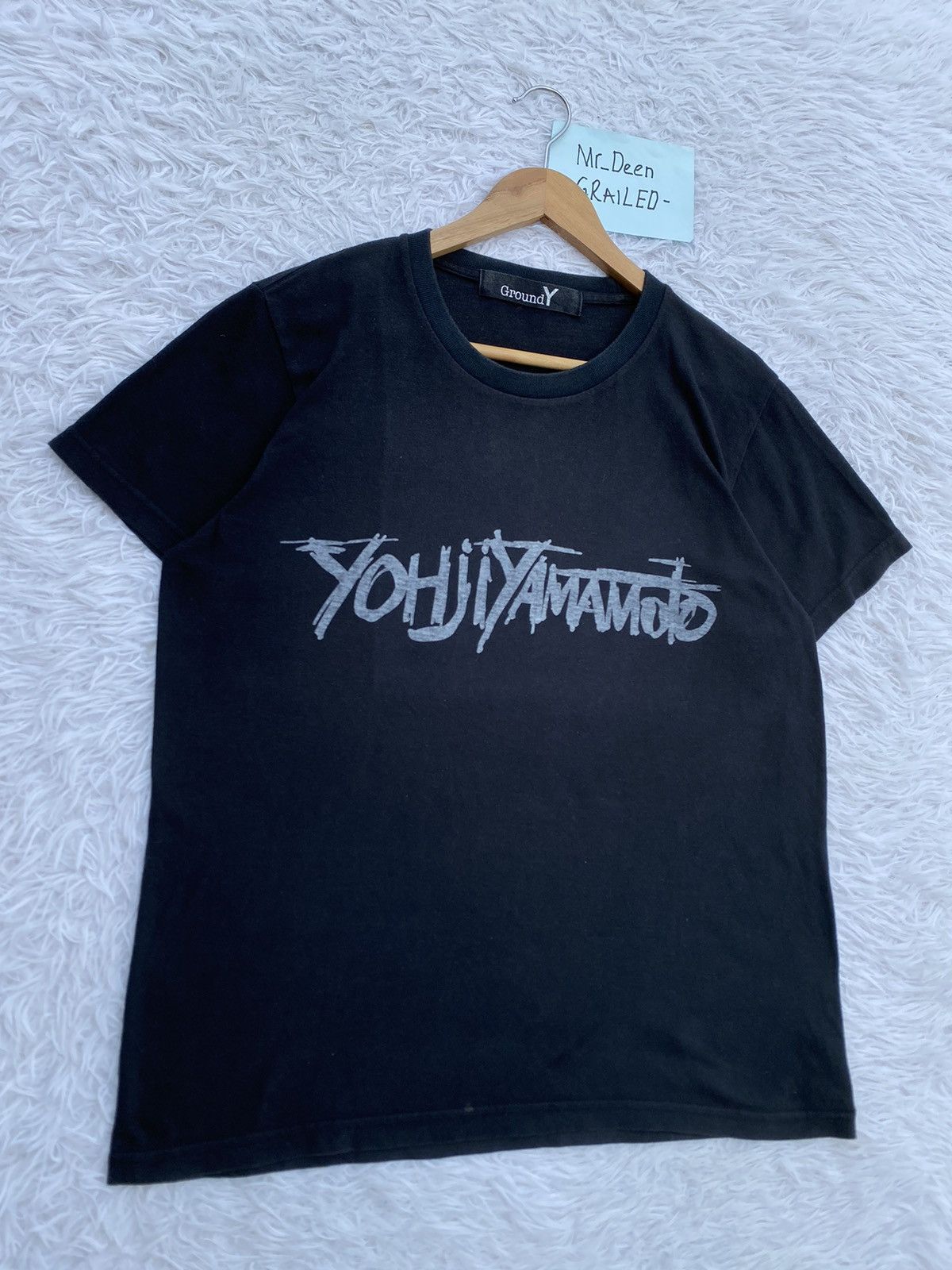 Yohji Yamamoto Rare Vintage Yohji Yamamoto Spellout Tshirt Size US M / EU 48-50 / 2 - 3 Thumbnail