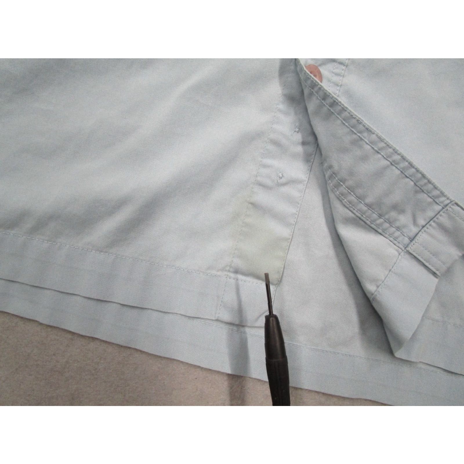 Vintage SIMMS Shirt Mens XL Blue Button-Up 3XDry Yellowstone Valley Ranch Fish Button-Down Collared All Seasons Pockets Size US XL / EU 56 / 4 - 6 Thumbnail