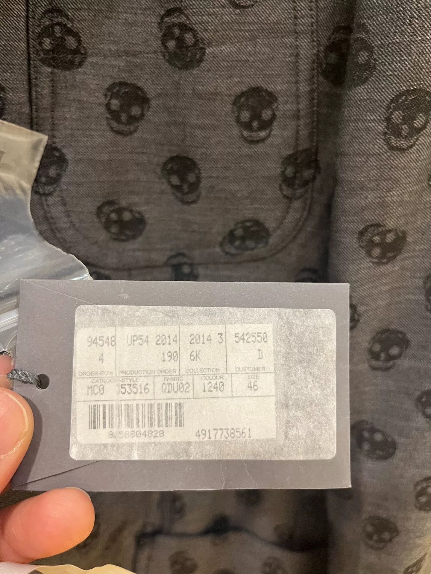 Alexander McQueen Alexander McQueen Gray Skull Wool Blazer Size US S / EU 44-46 / 1 - 3 Thumbnail