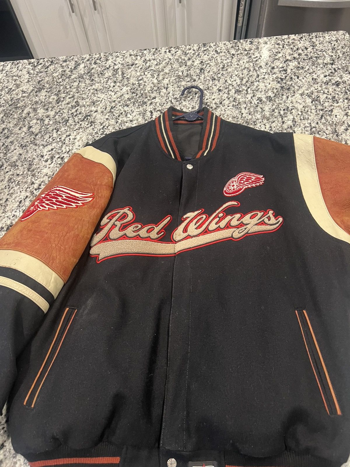 JH Design × Vintage Jh design Detroit Red Wings Hockey Reversible Jacket Size US XL / EU 56 / 4 - 5 Thumbnail