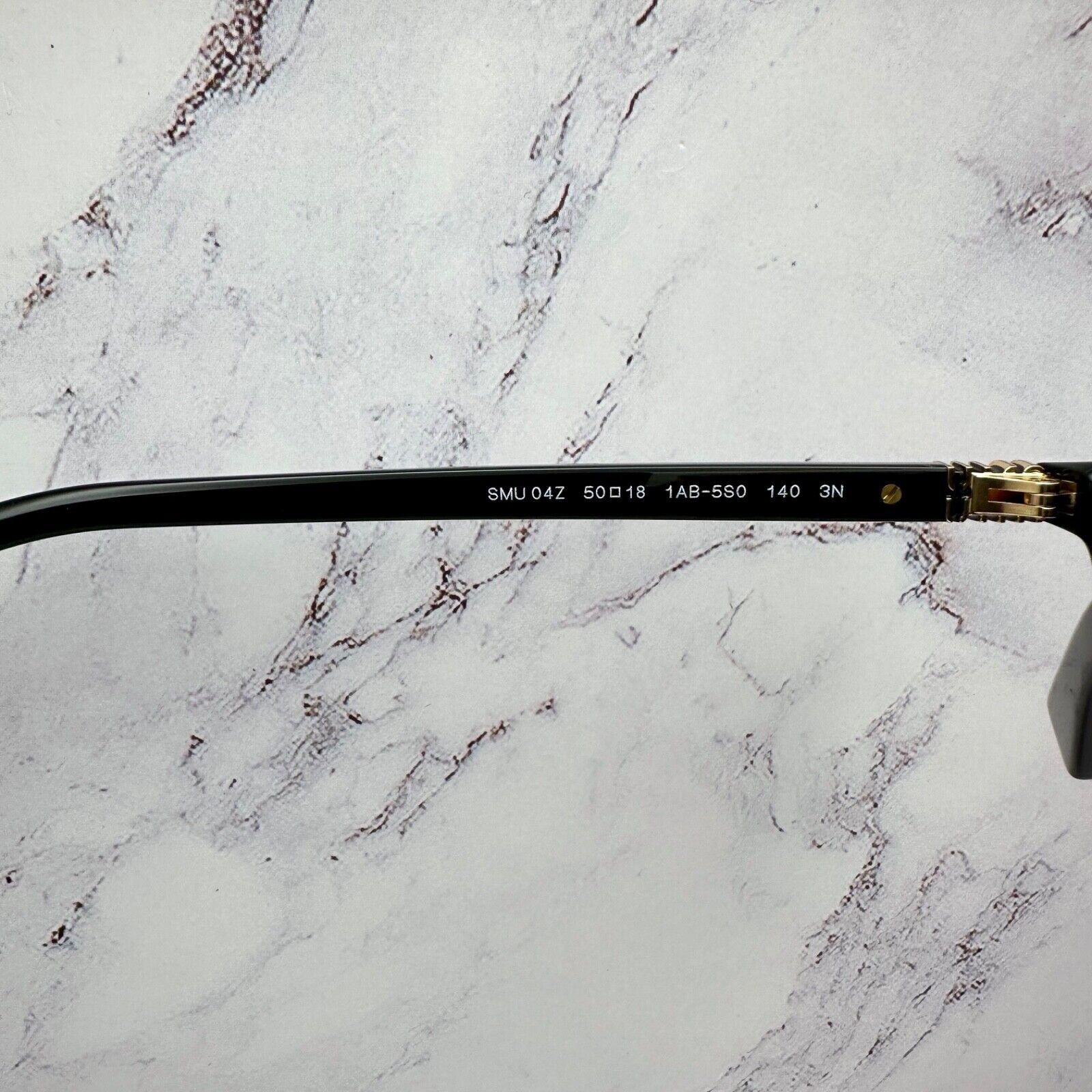 Miu Miu MIU MIU Sunglasses New Black Slim Gold Metal Logo Authentic Size ONE SIZE - 7 Thumbnail