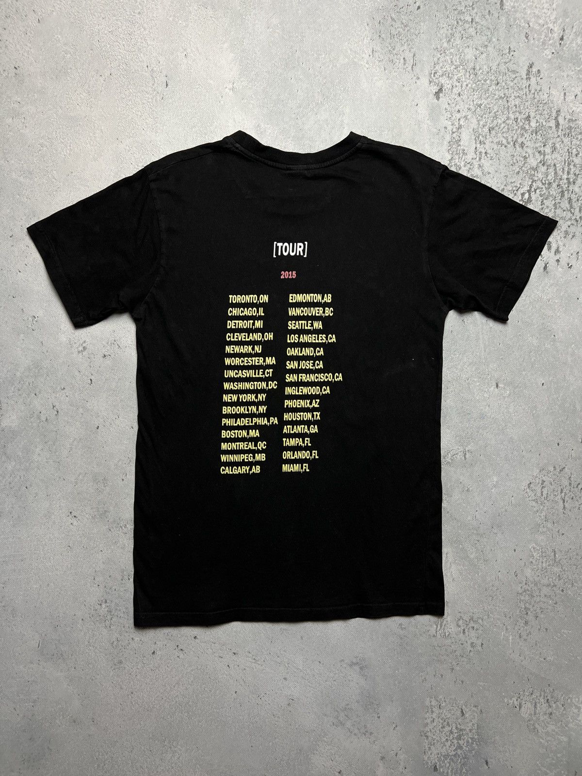Band Tees Travis Scott Tee 2015 U.S.A Tour Tshirt Vintage y2k Rap Hype Size US M / EU 48-50 / 2 - 2 Thumbnail