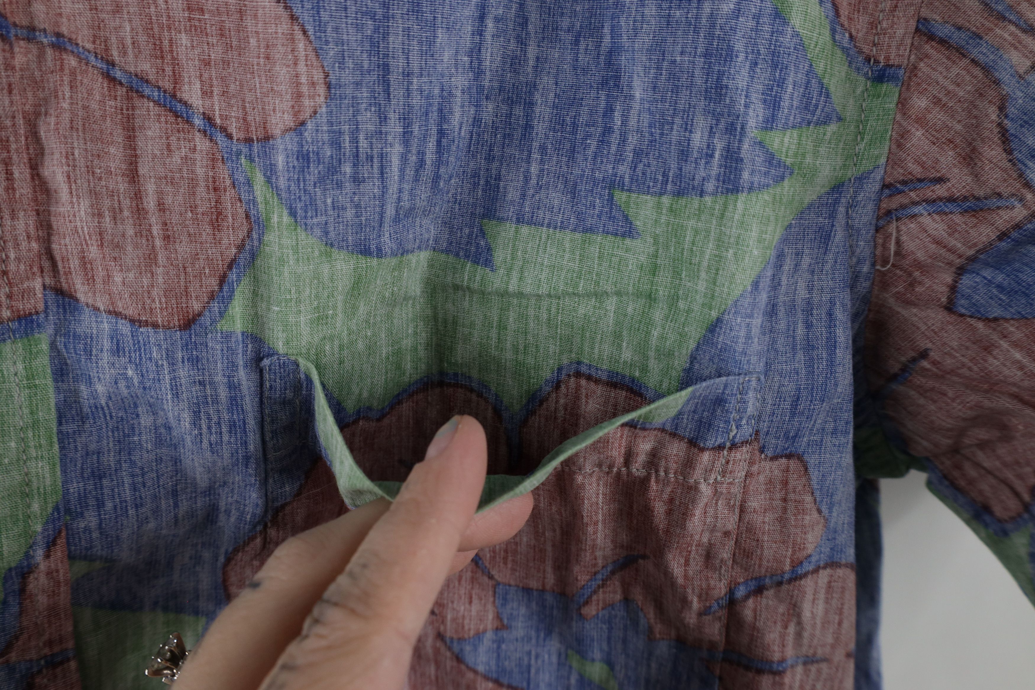 Reyn Spooner × Vintage Vintage 90s Reyn Spooner Print Flower Button Down Polo USA Size US S / EU 44-46 / 1 - 4 Thumbnail