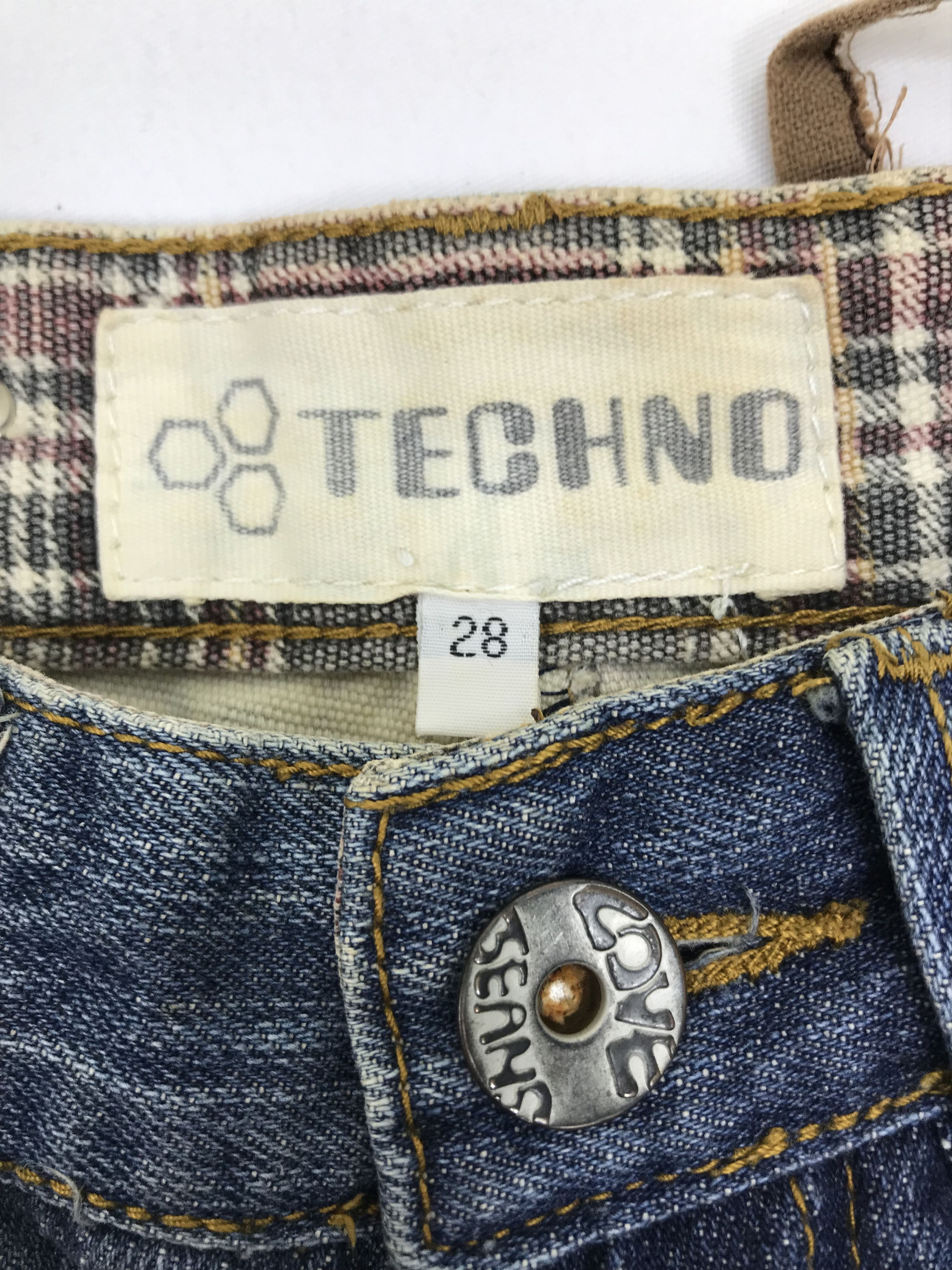 Beauty Beast Vintage Japanese Techno Seditionaries Distressed Cargo Jeans Size US 28 / EU 44 - 15 Thumbnail