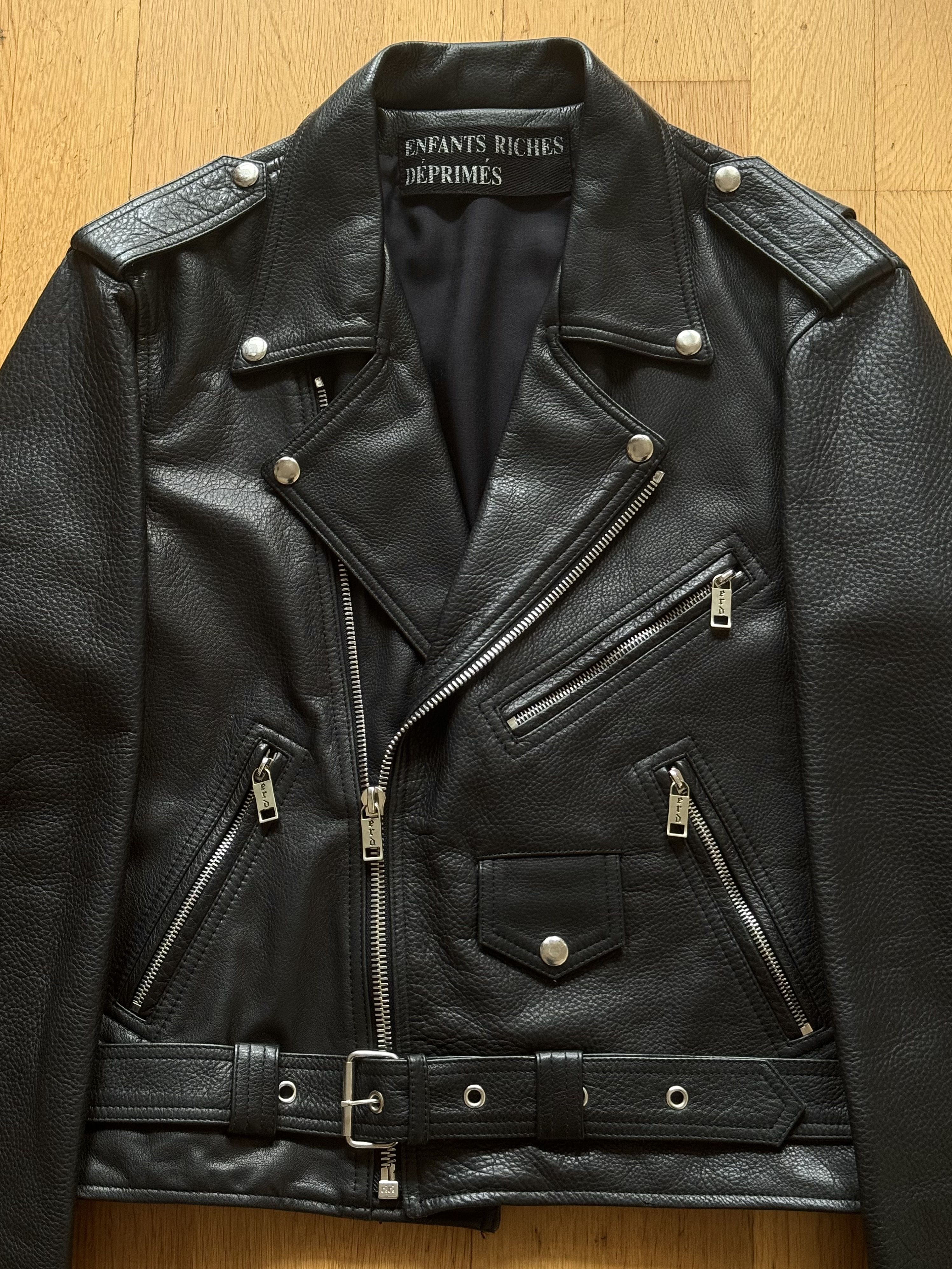 Enfants Riches Deprimes SS18 Christie's New York Sales Tax Leather Jacket Size US M / EU 48-50 / 2 - 7 Thumbnail