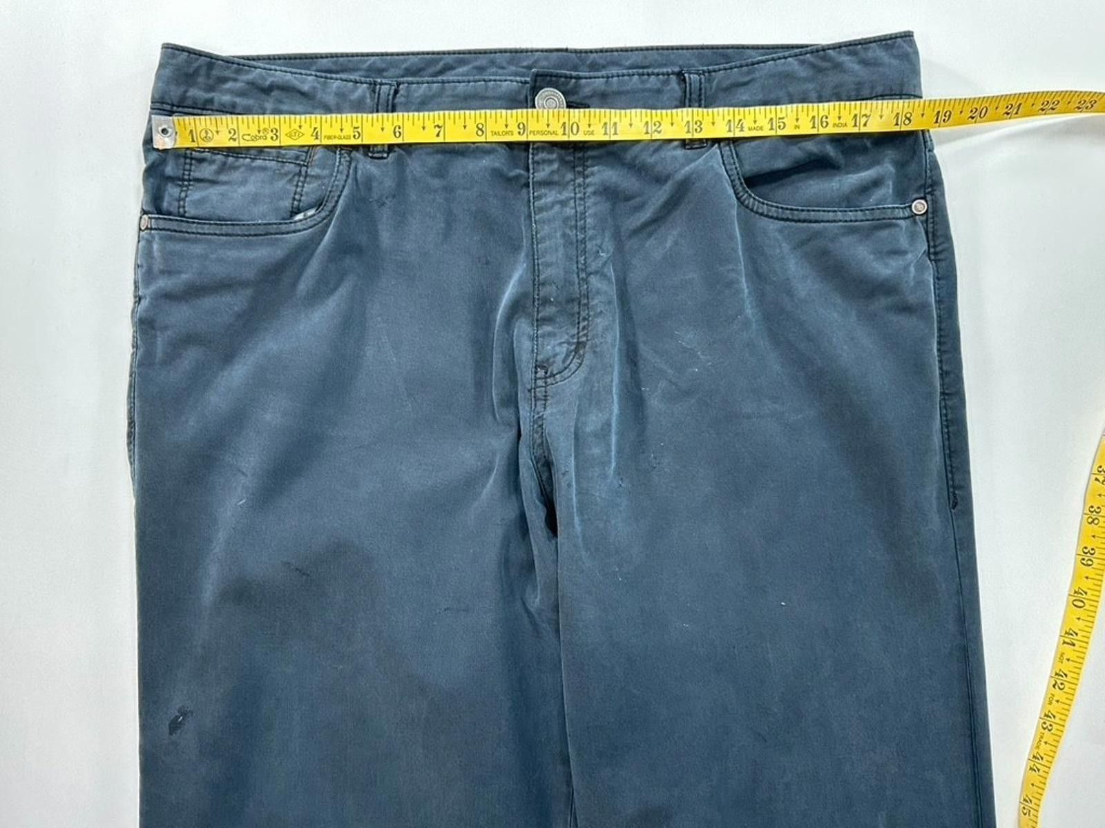 Tommy Bahama Tommy Bahama Flat Front Cotton Blend Chinos Blue Mens 36/34 Size US 36 / EU 52 - 6 Thumbnail