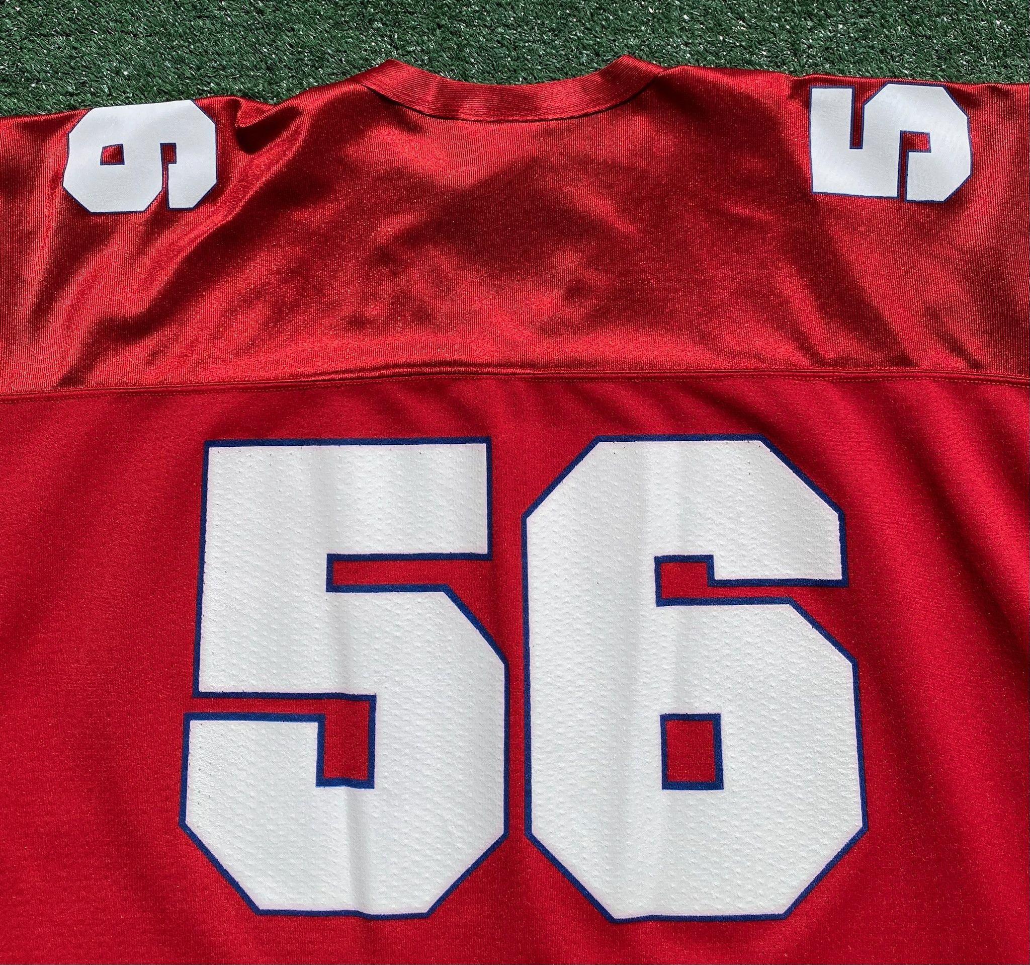 Majestic 90’s Majestic #56 Painted Football Jersey 2XL TALL Size US XXL / EU 58 / 5 - 7 Thumbnail
