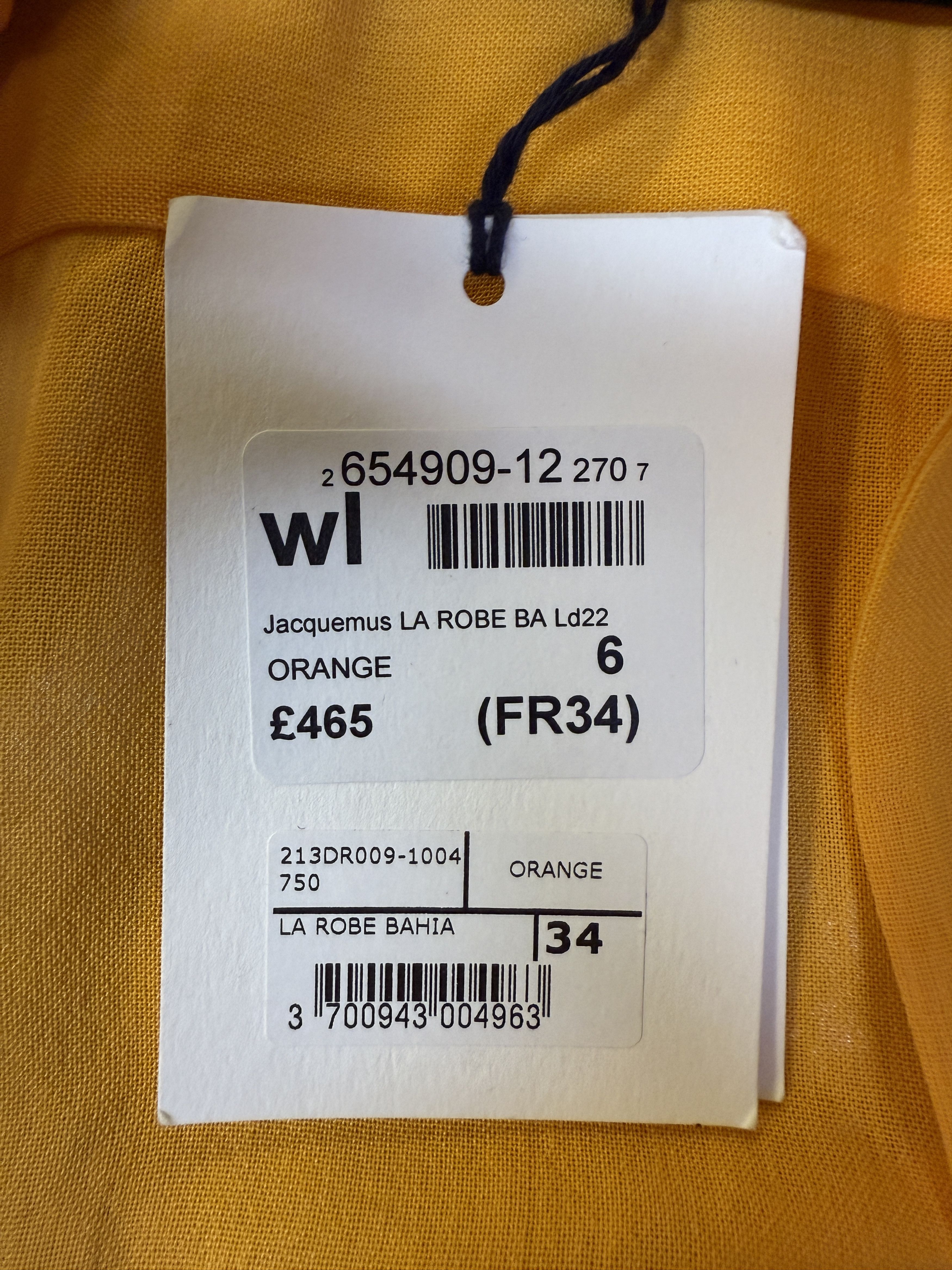 Jacquemus Jacquemus La Robe Bahia Dress Size M / US 6-8 / IT 42-44 - 5 Thumbnail