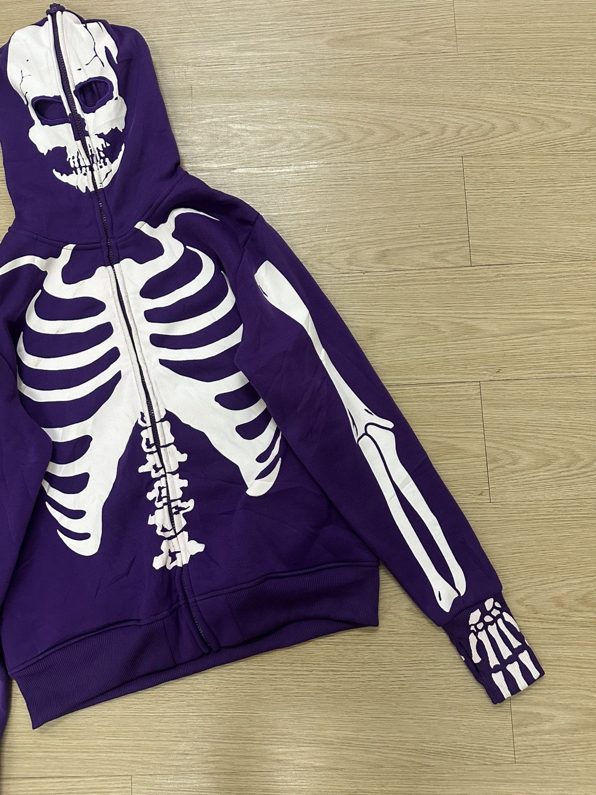 Japanese Brand Rare And Beautiful Lock Heaven Skulls Full Zipper Hoodie Size US M / EU 48-50 / 2 - 7 Thumbnail