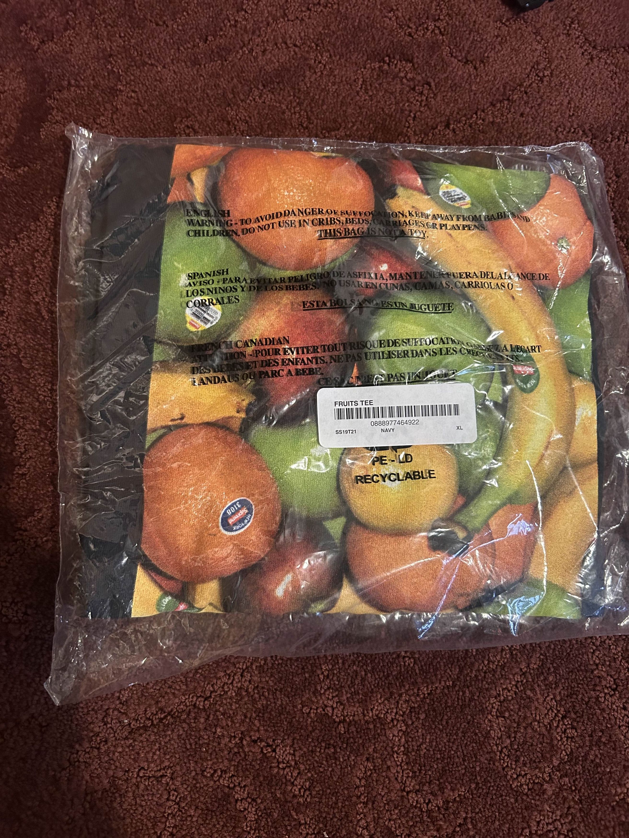 Supreme Supreme Fruit Tee Size US XL / EU 56 / 4 - 2 Thumbnail